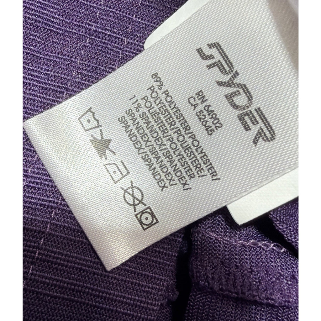 SPYDER Size 8 Womens Purple 1/2 Zip Freestyle Athletic Pullover