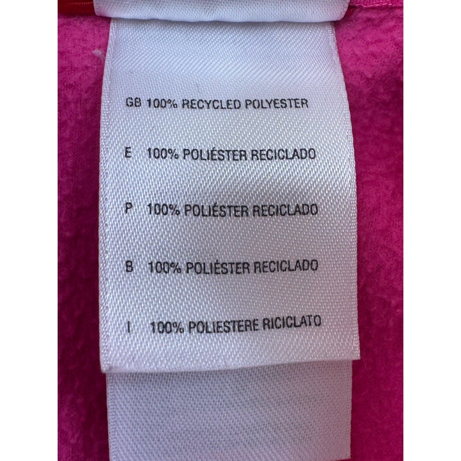 The North Face Pocket Hoodie Jacket Yoga Pilates Fleece Hot Pink Women’s Small