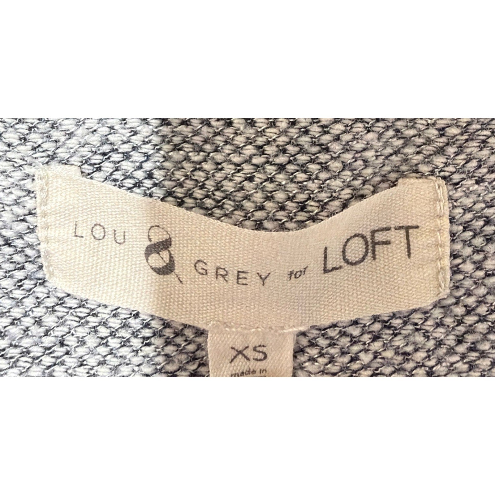 Lou & Grey X Loft Sleeveless Jumpsuit Shorts Grey Tie Waist One Piece Size XS