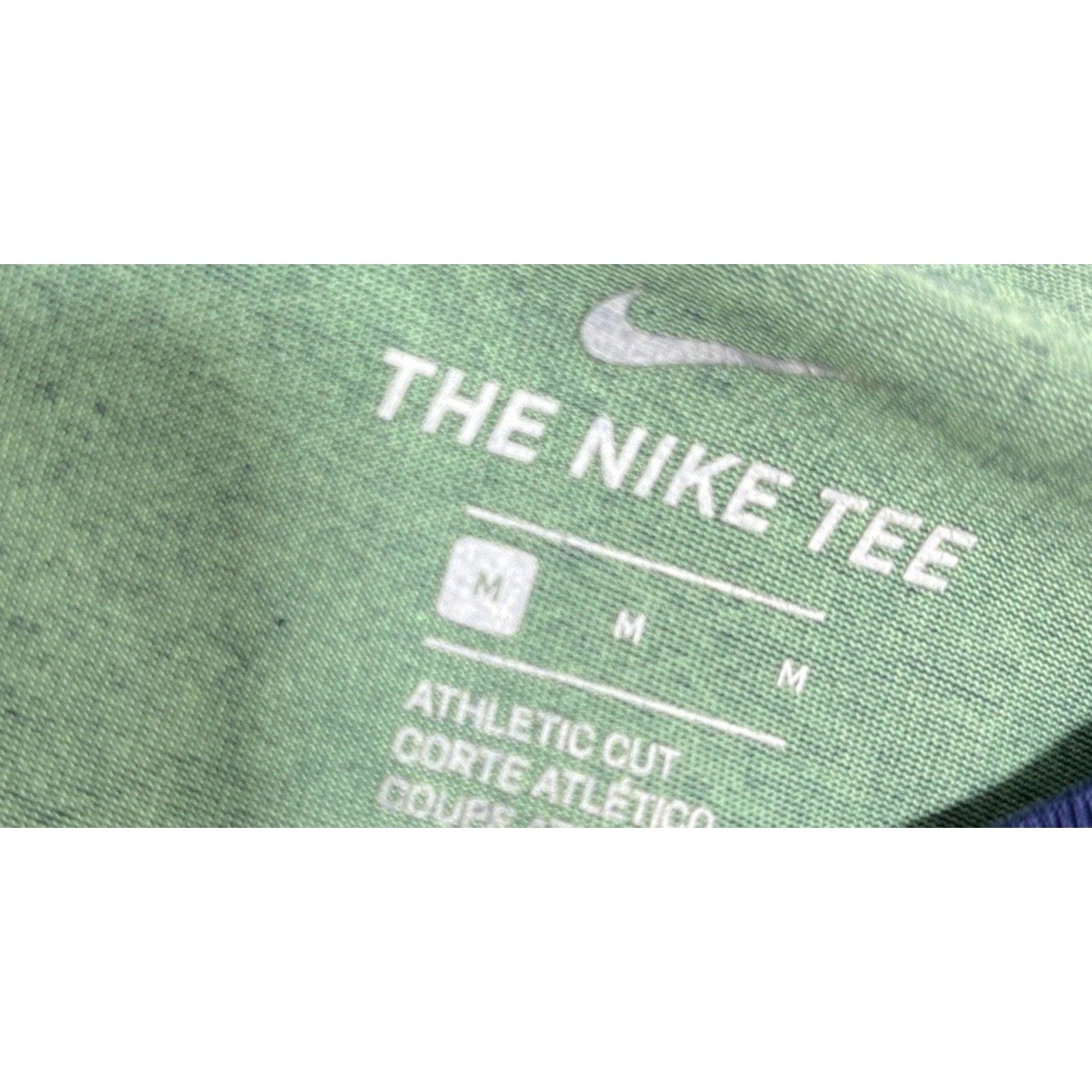 Nike Shirt Mens M Blue Dri Fit Short Sleeve Active Crewneck Training Running