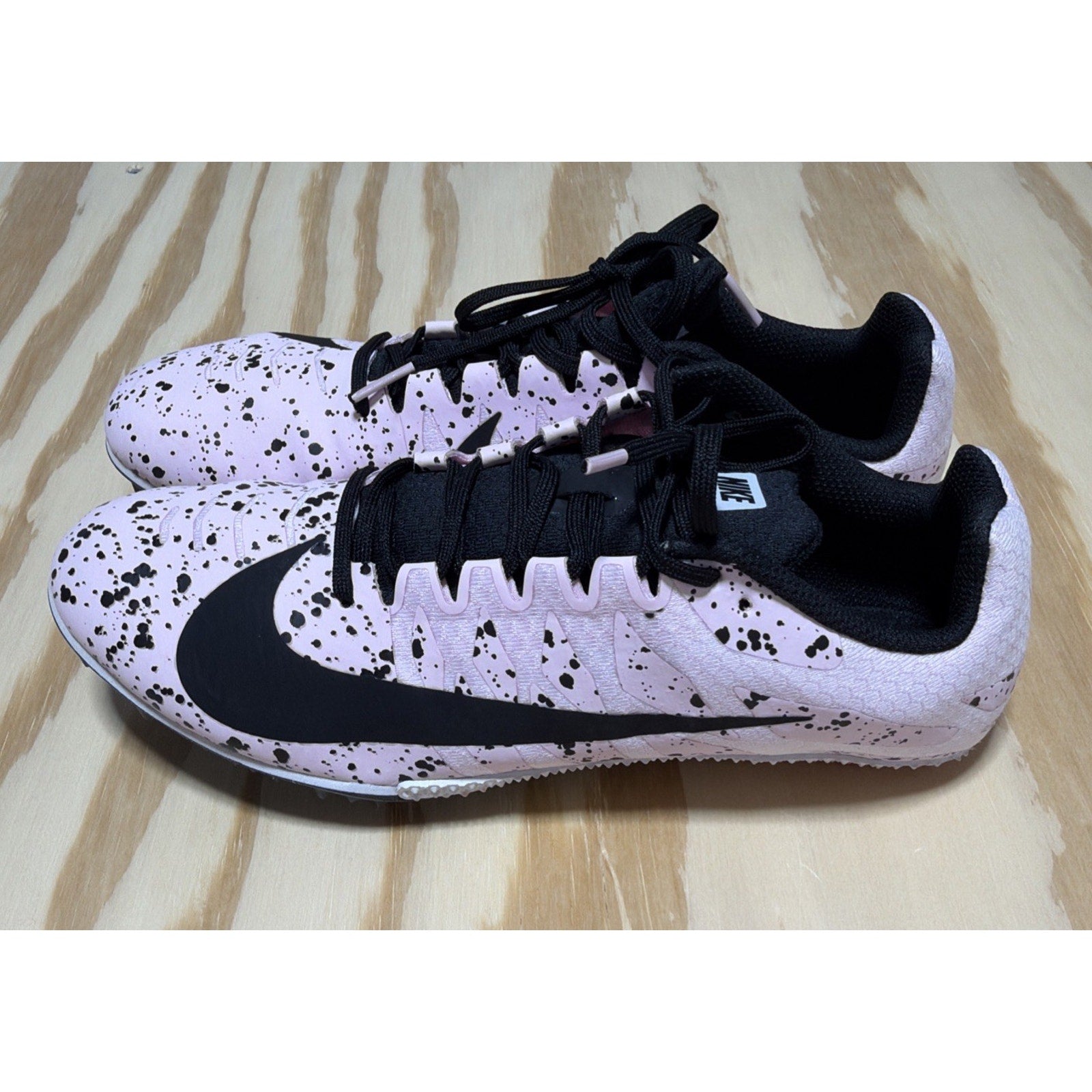 Nike Zoom Rival S 9 Track And Field Shoes 907565-630 Pink Black Womens 9.5 Mint