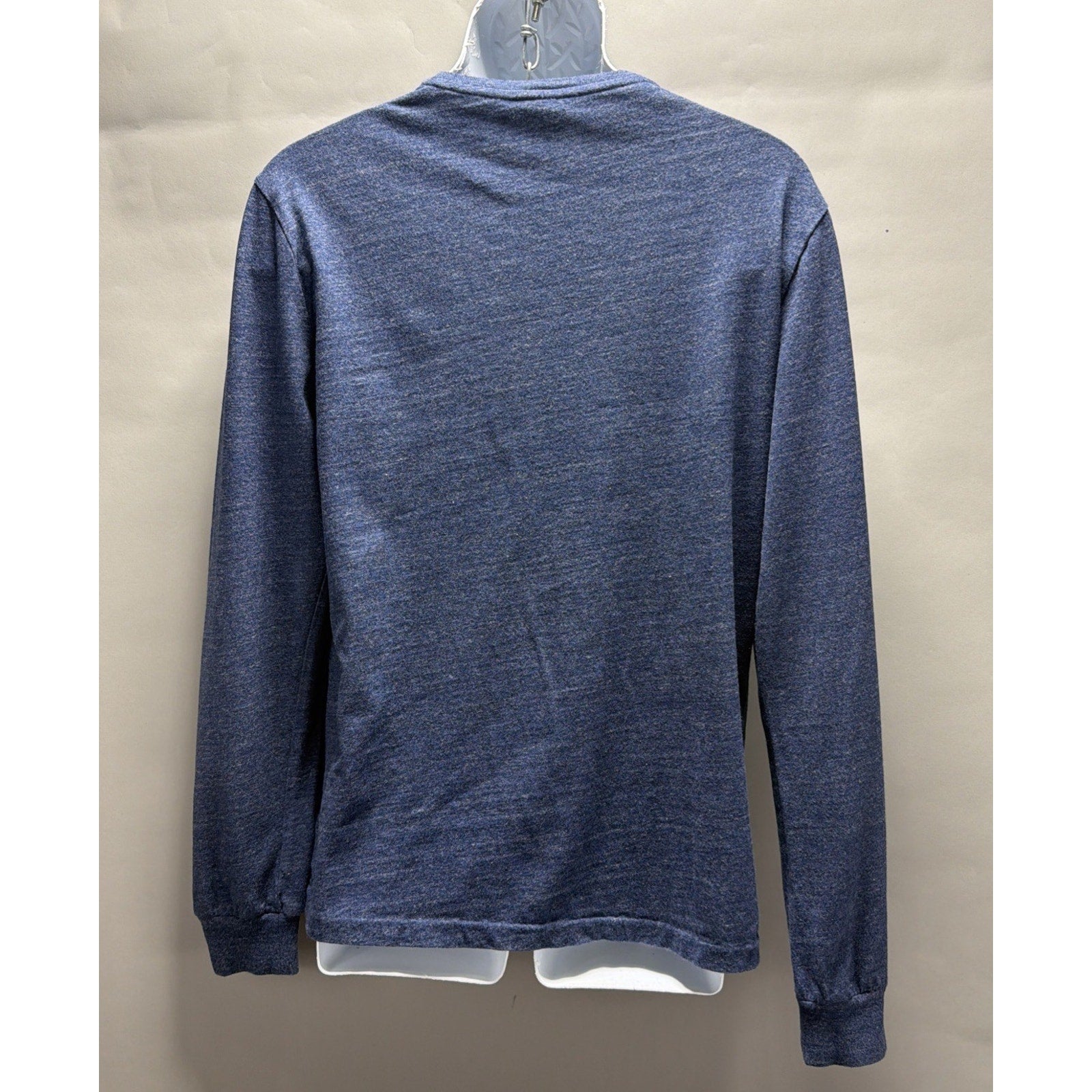 Polo Ralph Lauren Custom Slim Fit Shirt Heather Blue Long Sleeve Crewneck Mens M