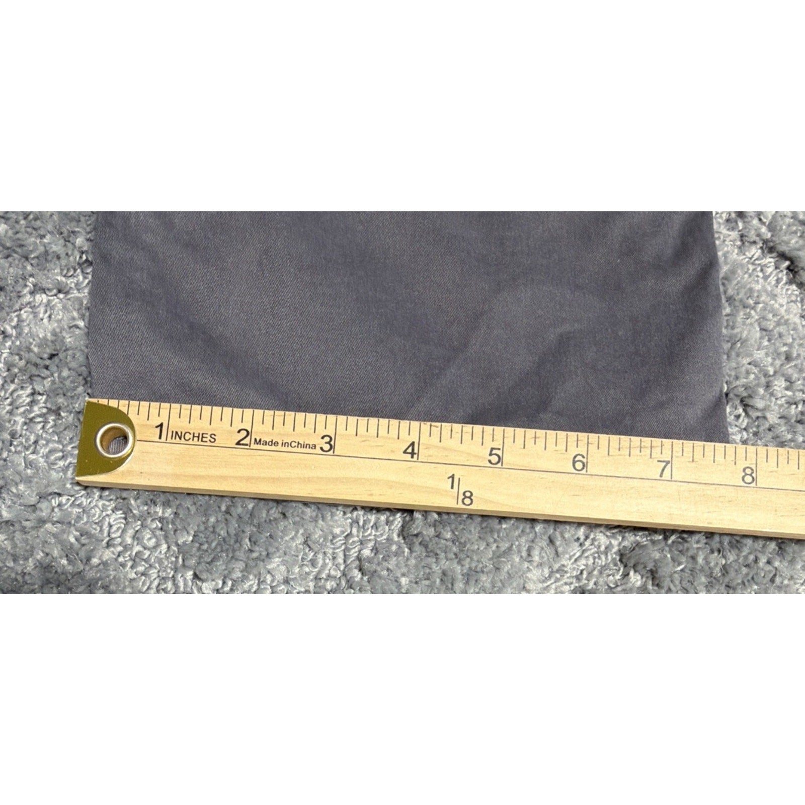 TOMMY HILFIGER Pants Mens 36x30 Gray Chino Custom Fit Slacks Business Casual