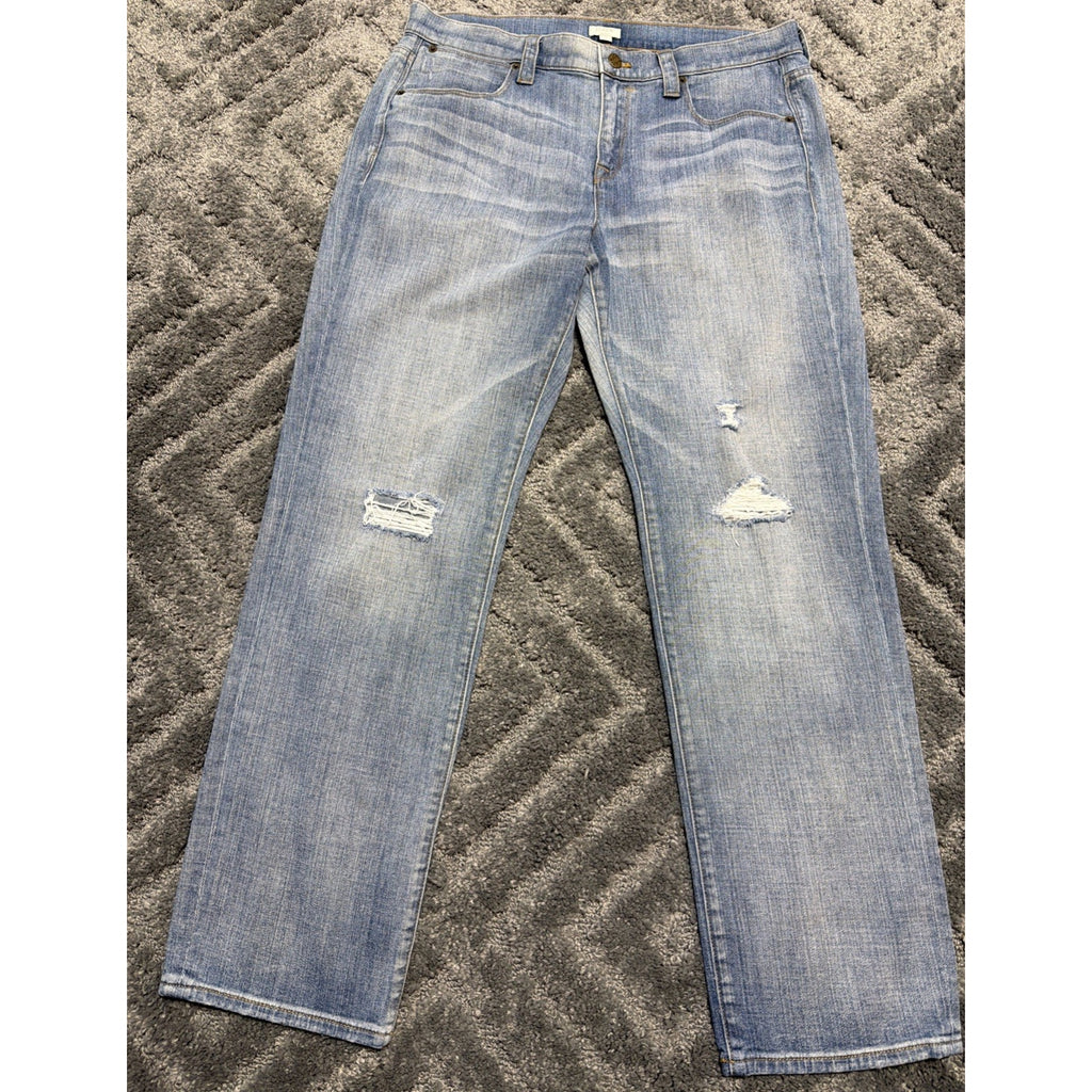 J Crew Jeans Women 31 Blue 90’s Classsic Straight Fit Medium Wash Denim 33x30