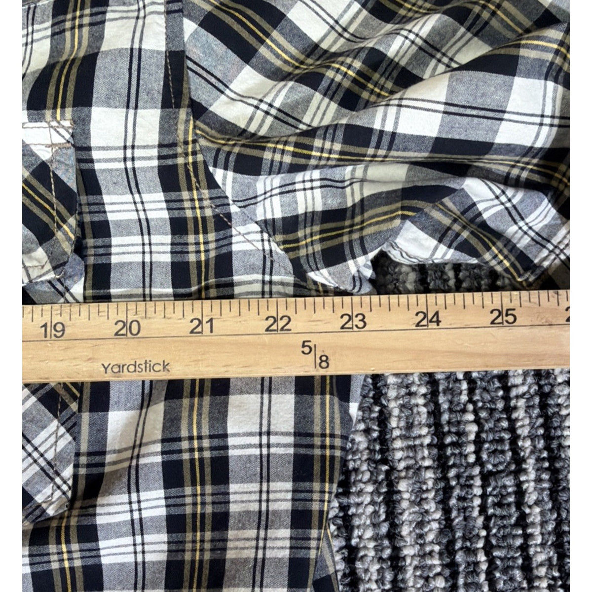 LRG Lifted Research Group Mens XL Plaid Pearl Snap Shirt Y2K Inside Pocket