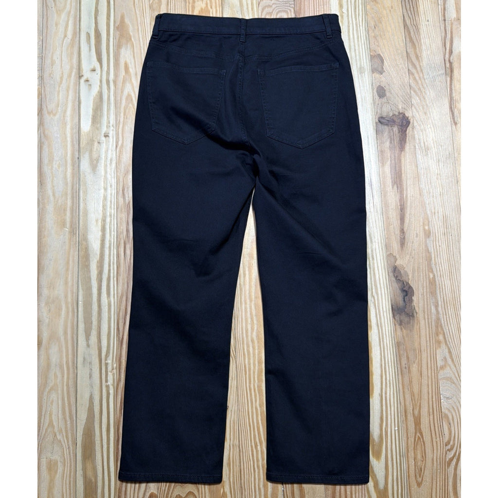 Express Black Women's Super High Rise Straight Leg Jeans Stretch size 12 NWOT