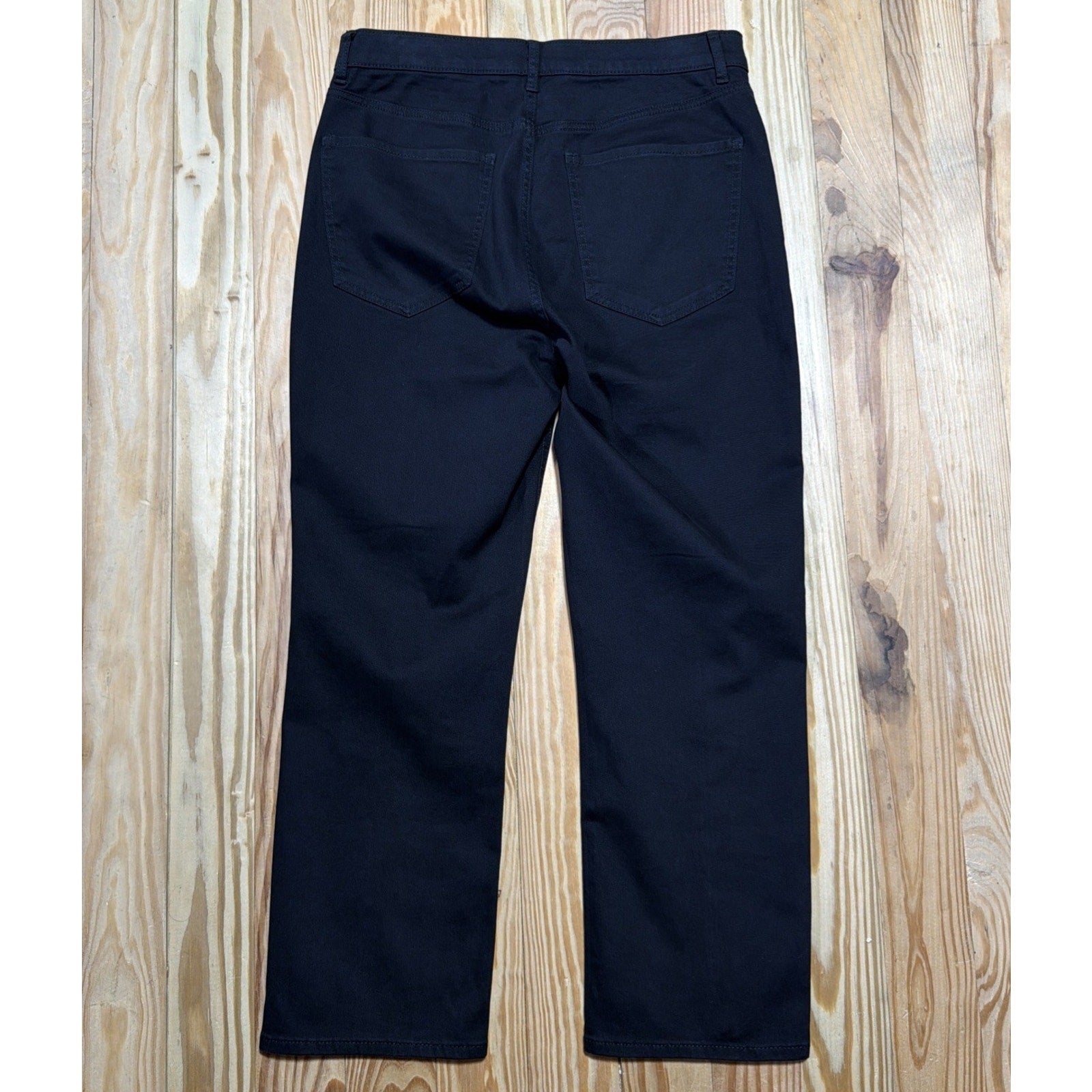 Express Black Women's Super High Rise Straight Leg Jeans Stretch size 12 NWOT