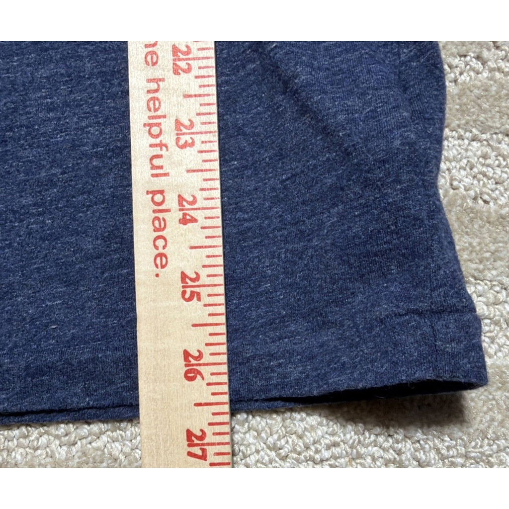 Polo Ralph Lauren Custom Slim Fit Shirt Heather Blue Long Sleeve Crewneck Mens M