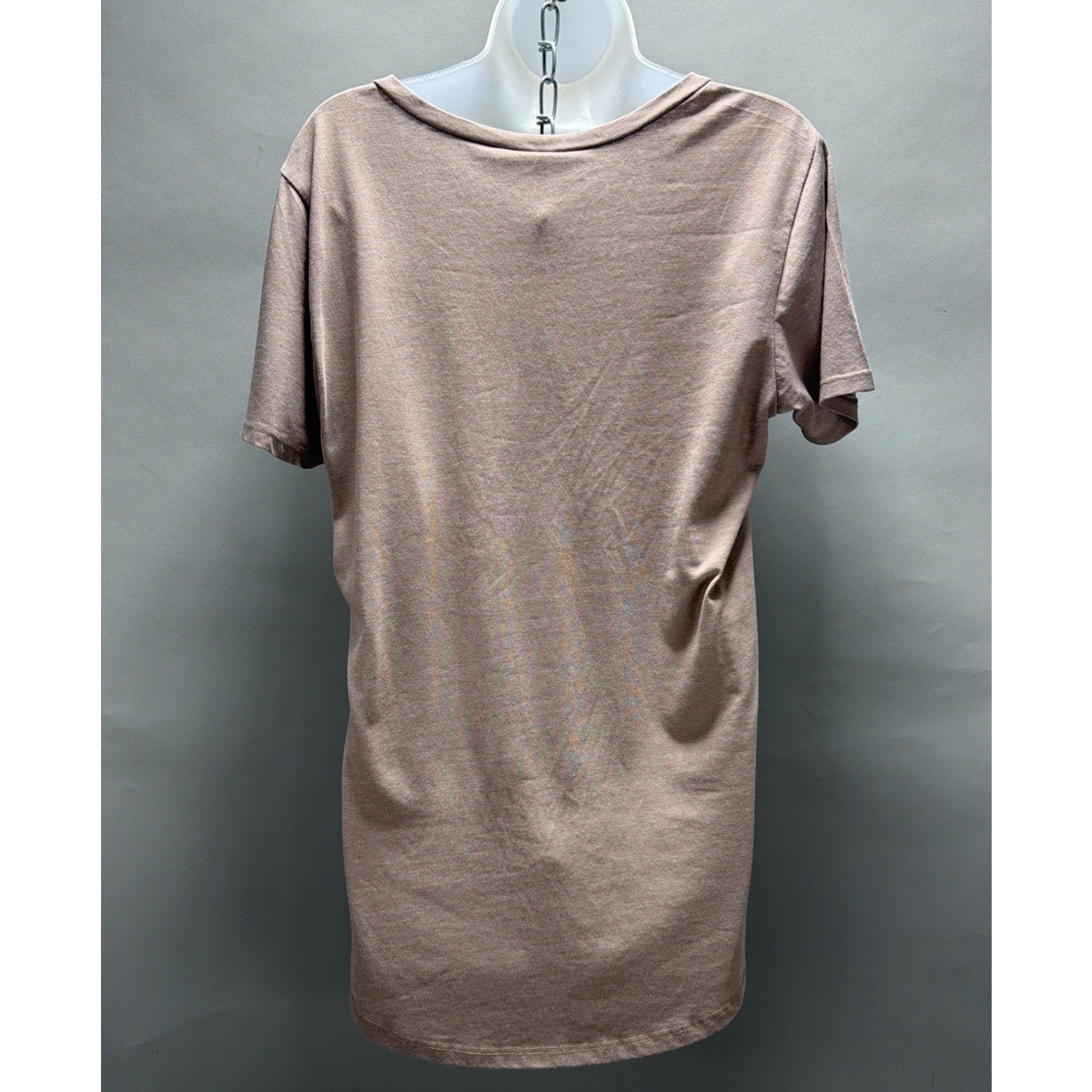 Z SUPPLY Buckle Burnout Pocket Tee V-Neck Short Sleeve Women's T-Shirt L NWT