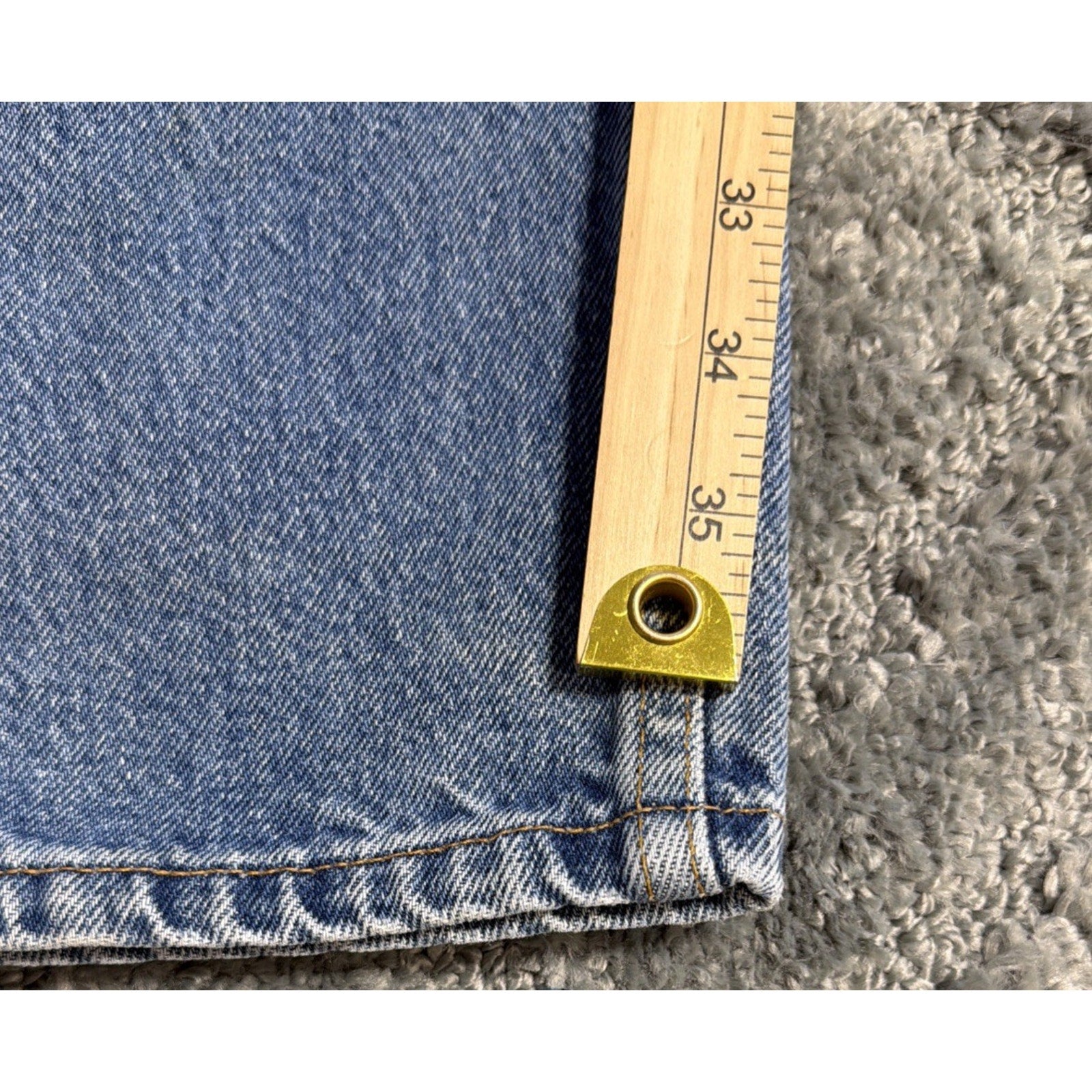 Vtg Levis 545 Orange Tab Jeans Men's Size 42x38 Loose Tapered Denim Y2K 39x37