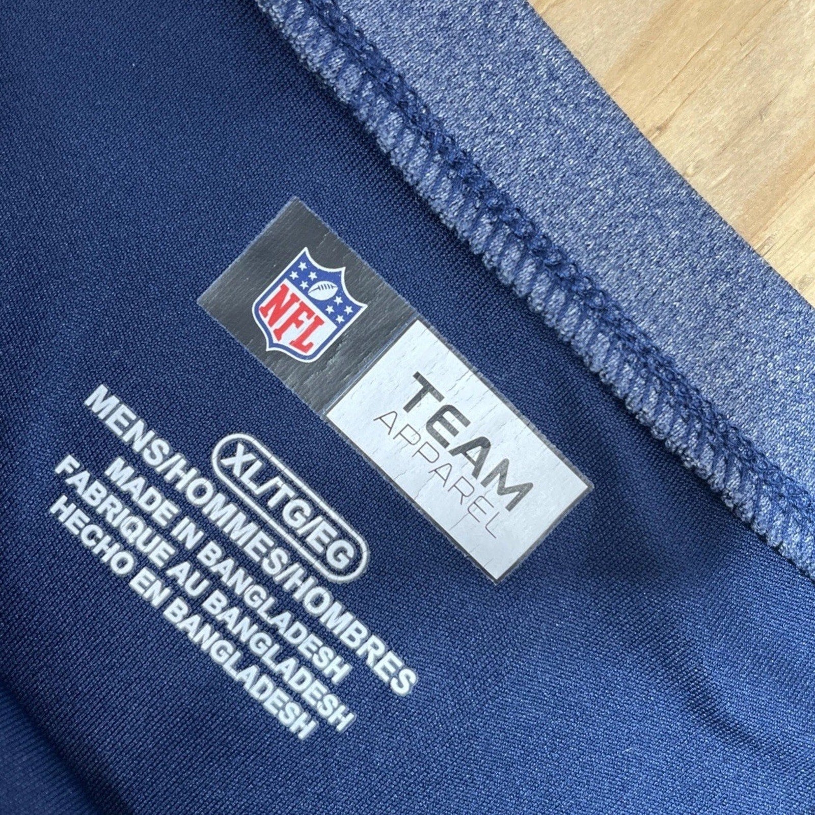 Chicago Bears NFL Football Logo Team Apparel Blue Athletic T-Shirt Men’s Size XL