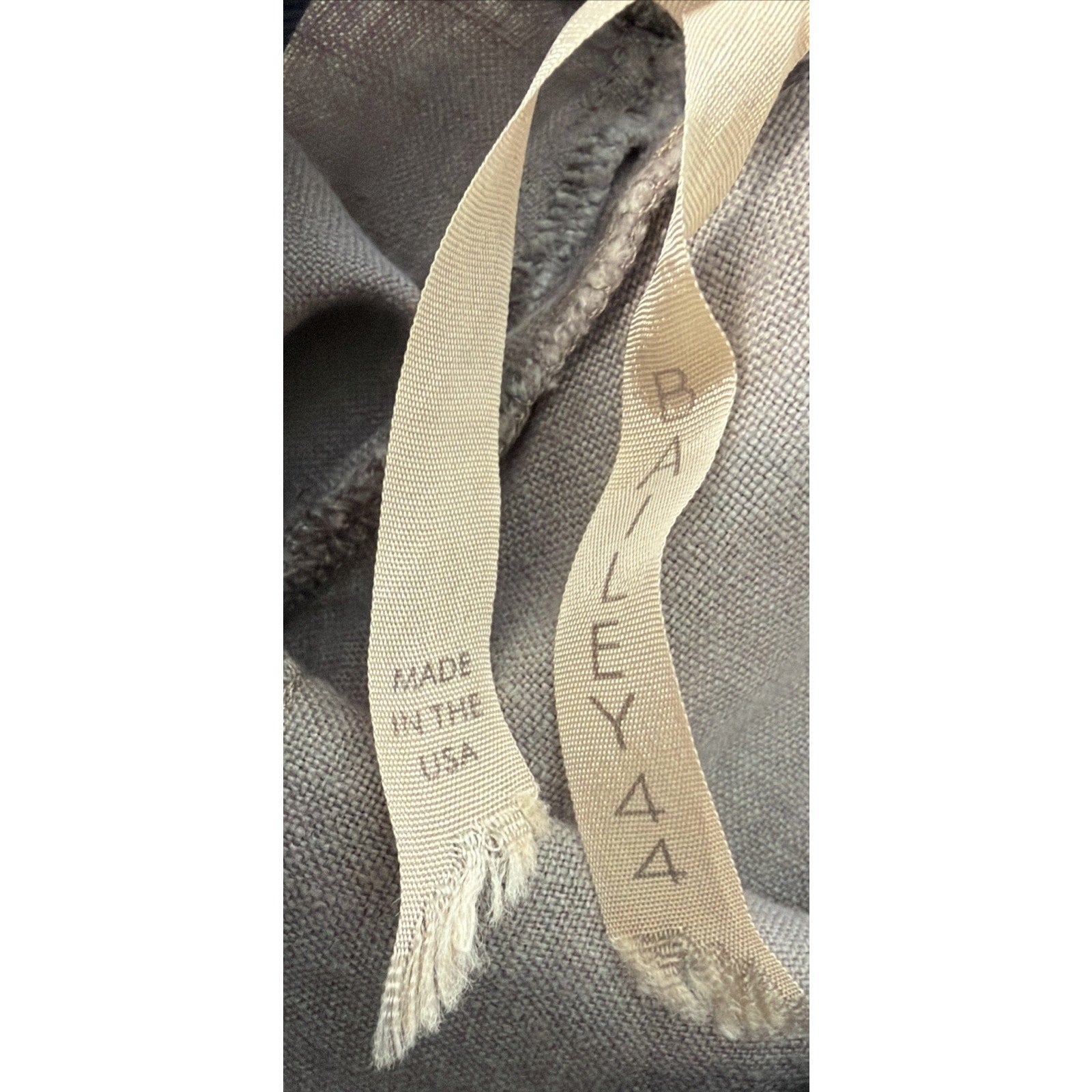 Bailey 44 Women’s Taupe Wide Leg 100% Linen Pants Sz Small Made USA Beach Casual