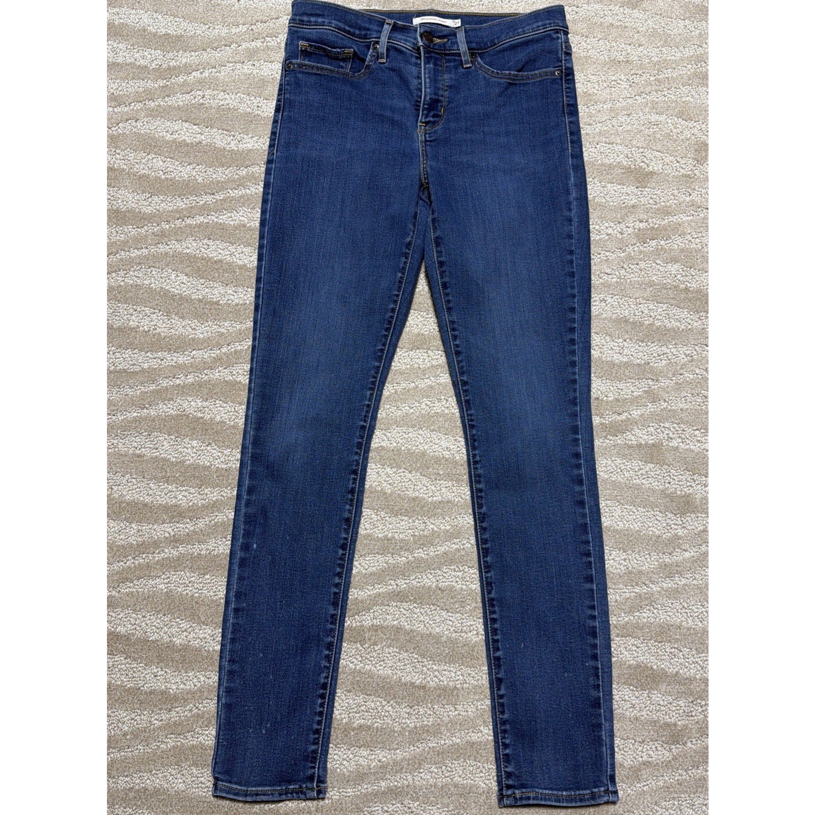 Levi's 311 Shaping Skinny Jeans Womens 27 Blue Medium Wash Midrise Stretch Denim