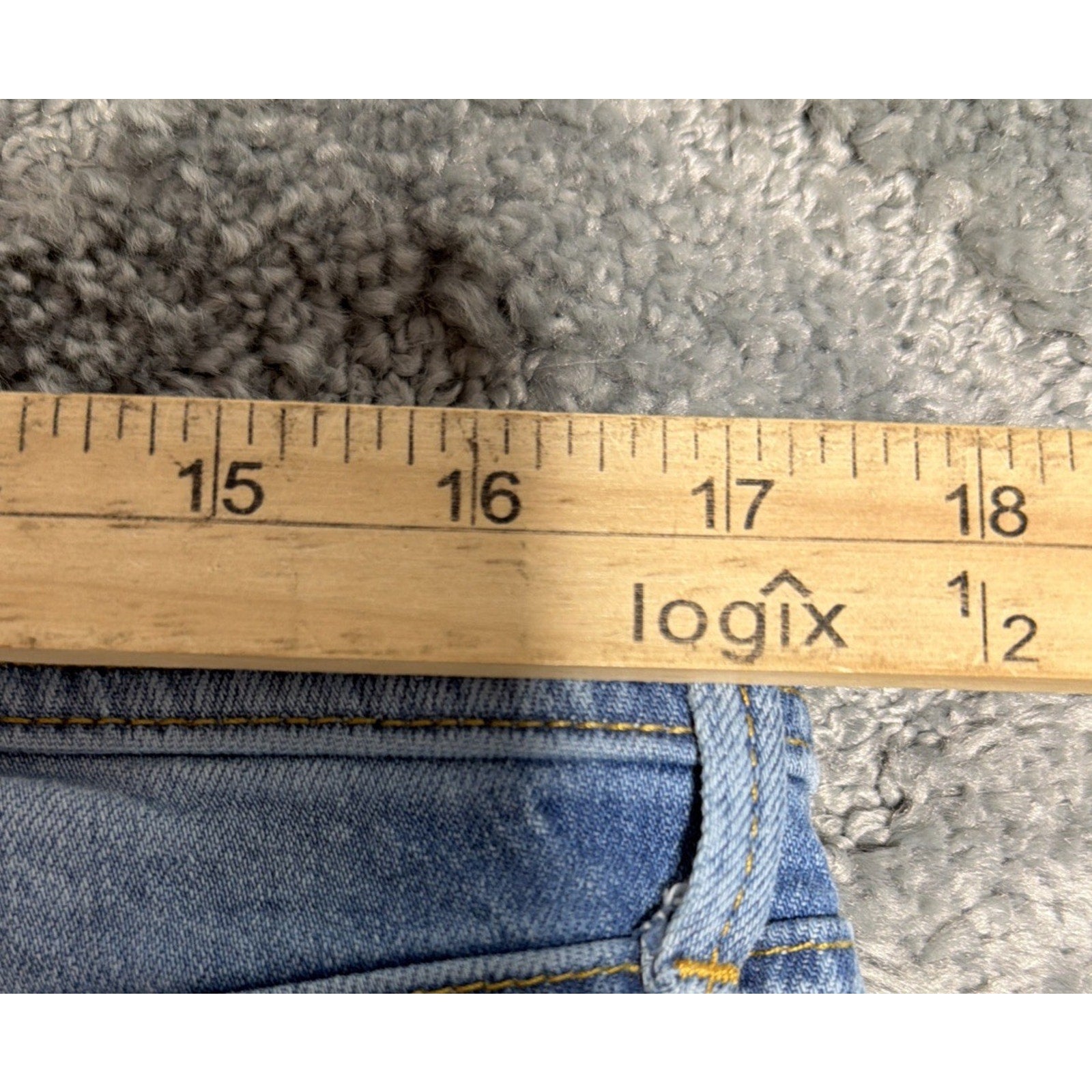 TALBOTS DEMI BOOT CROP DENIM HIGH RISE JEANS SIZE 12 34x26