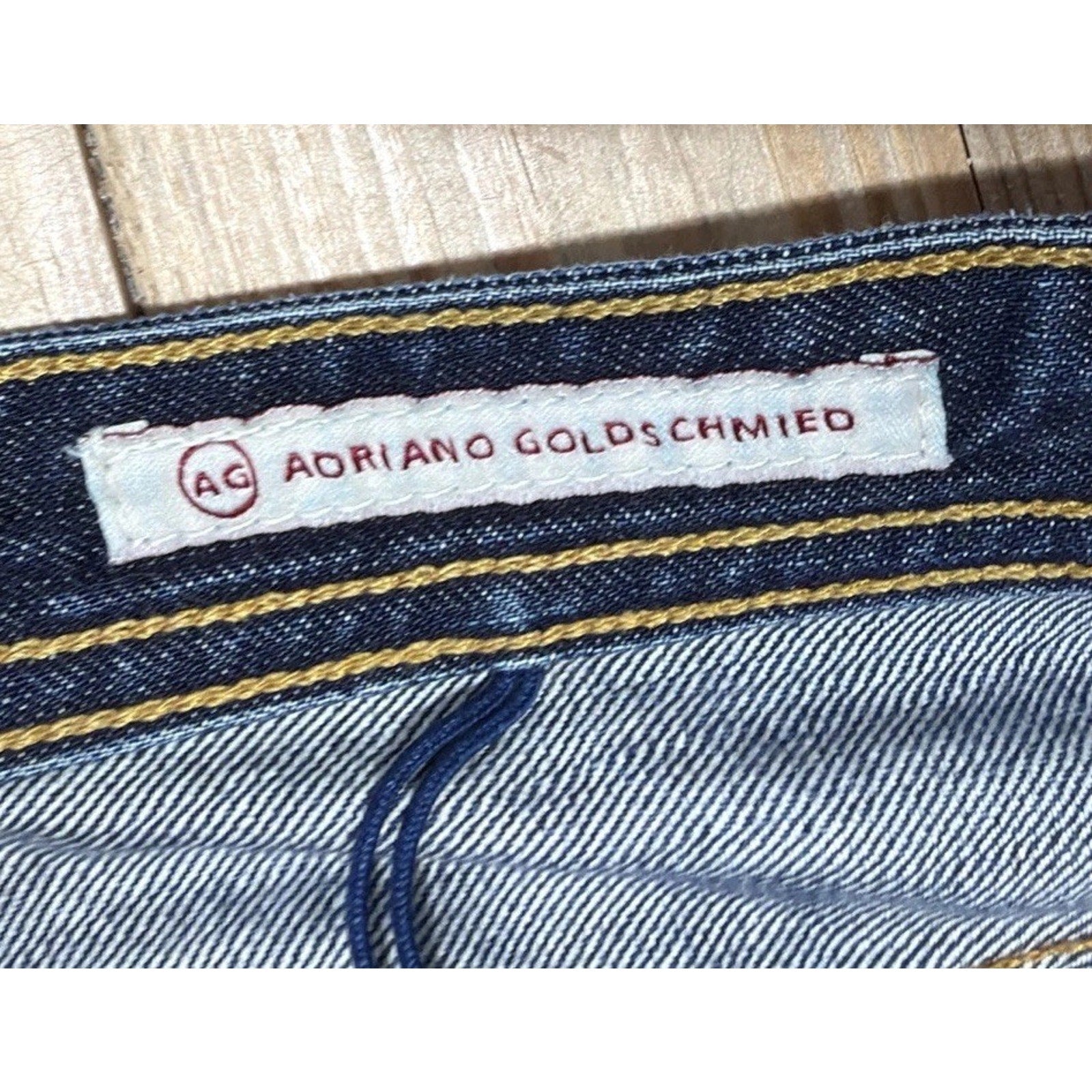 Adriano Goldschmied Jeans Mens 31 The Protege Slim Straight Blue Denim Stretch