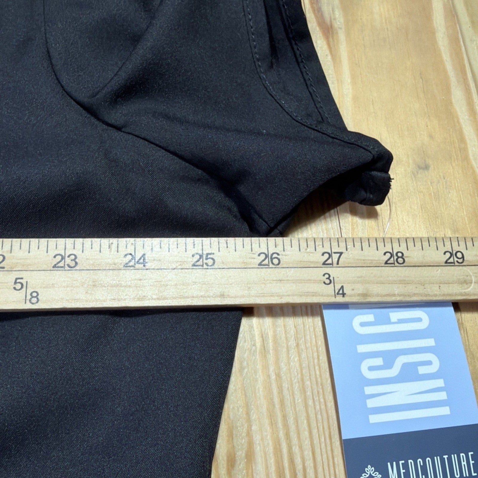 Med Couture Scrub Top Unisex 2XL NWT Black