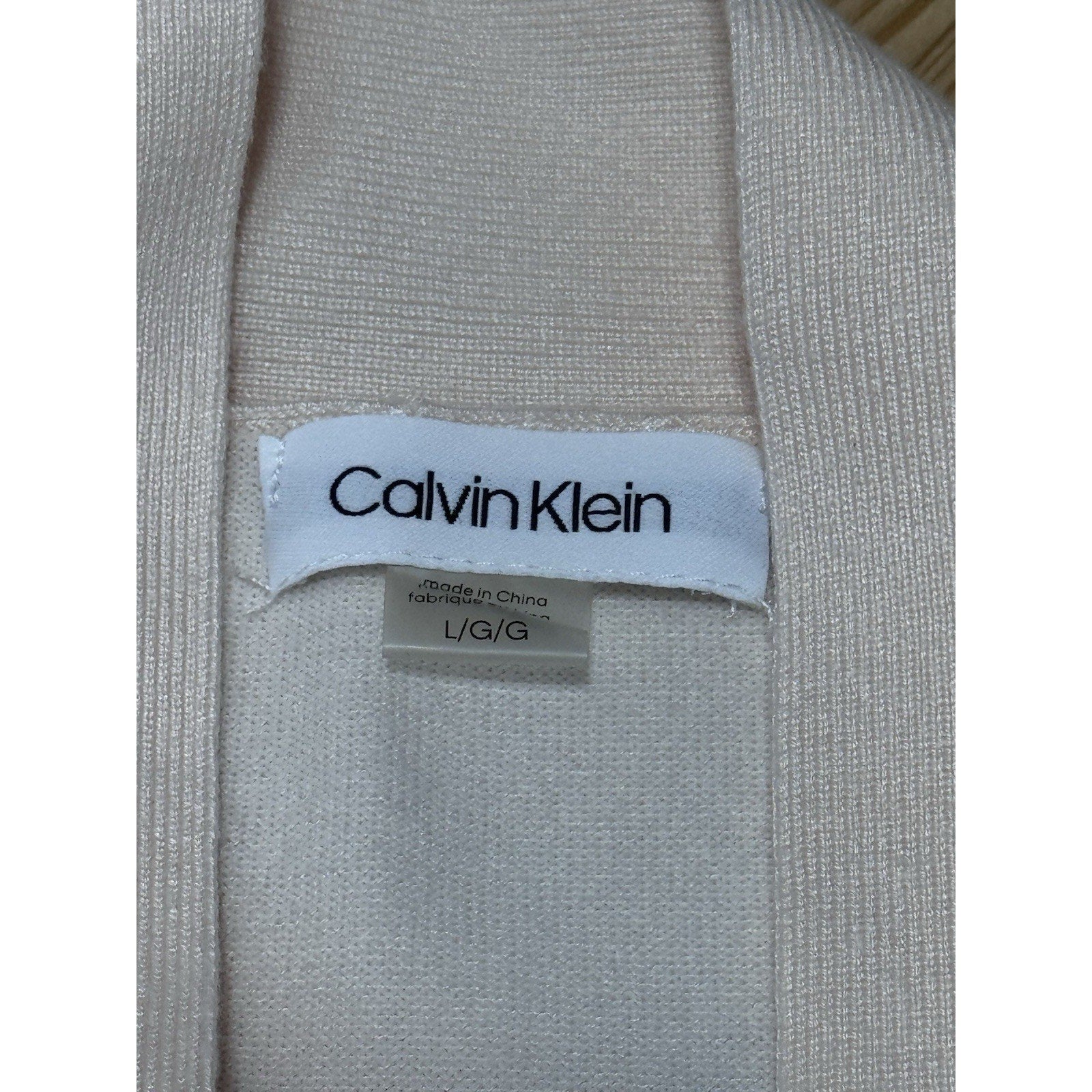 Calvin Klein Peach Colored Shrug Sweater Women’s Size Large