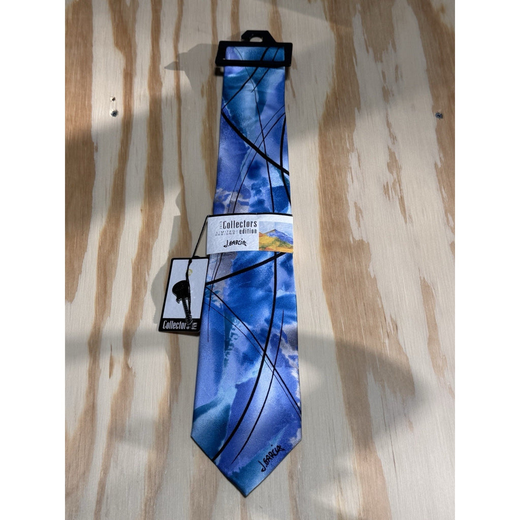 Jerry Garcia 2013 Collectors Edition Mens Necktie Blue Multicolor Tie NWT Guitar