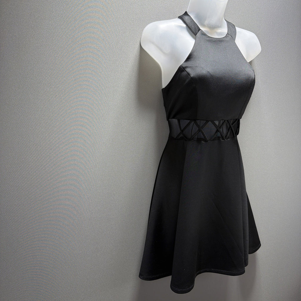 My Michelle Juniors Size 1 Black Short Semi-Formal Cocktail Dress