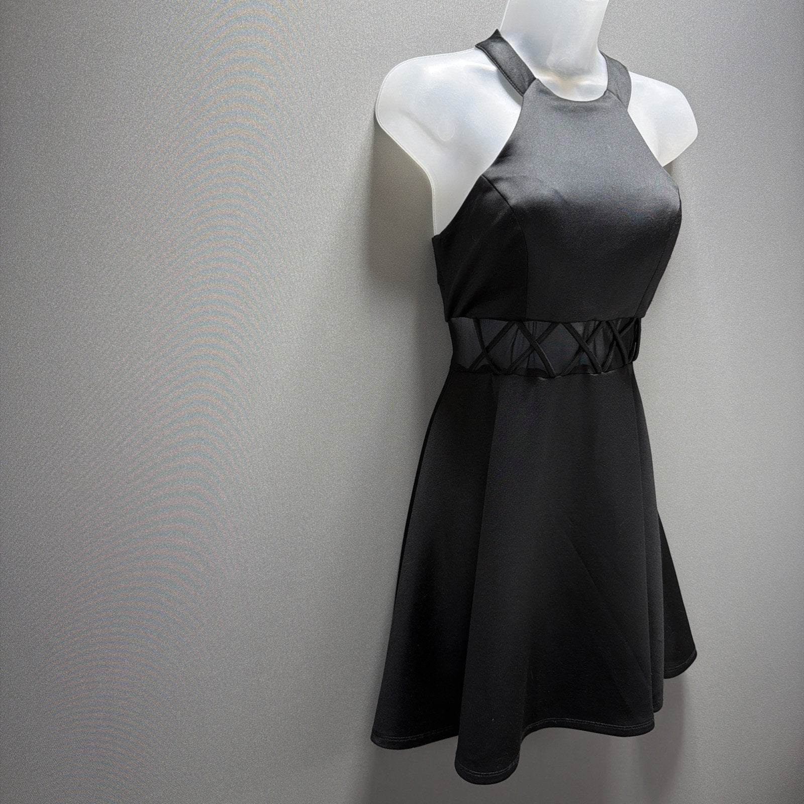 My Michelle Juniors Size 1 Black Short Semi-Formal Cocktail Dress