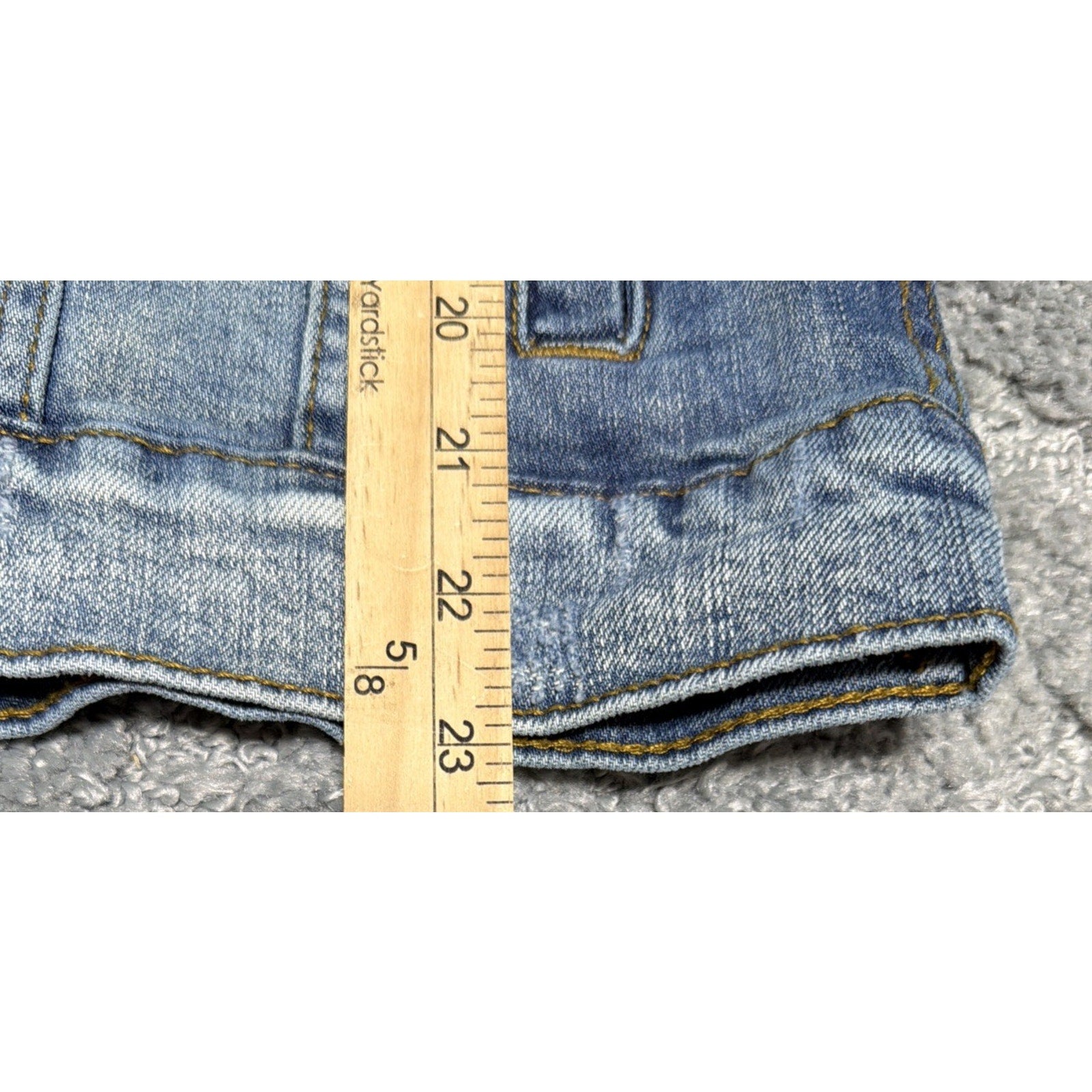 Aeropostale Denim Oversized Trucker Jacket Womens Small Blue Cotton