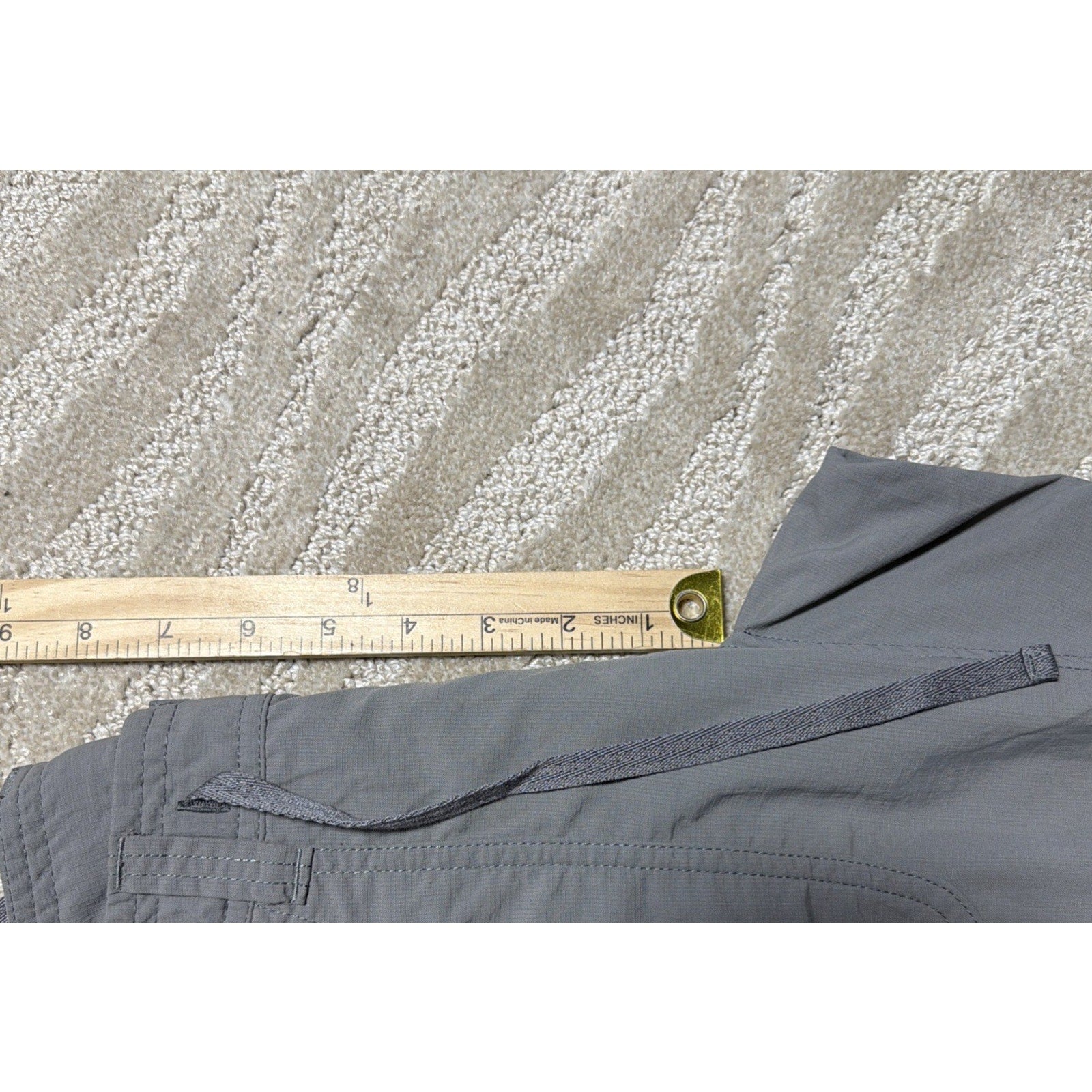 The North Face Pants Womens 28x30 Gray Nylon Roll Up Hiking Stow Pocket Ripstop