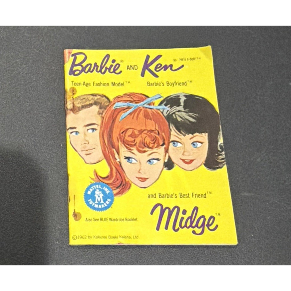 SMALL 1962 FASHION CATALOG FOR BARBIE KEN AND MIDGE MINIATURE MAGAZINE
