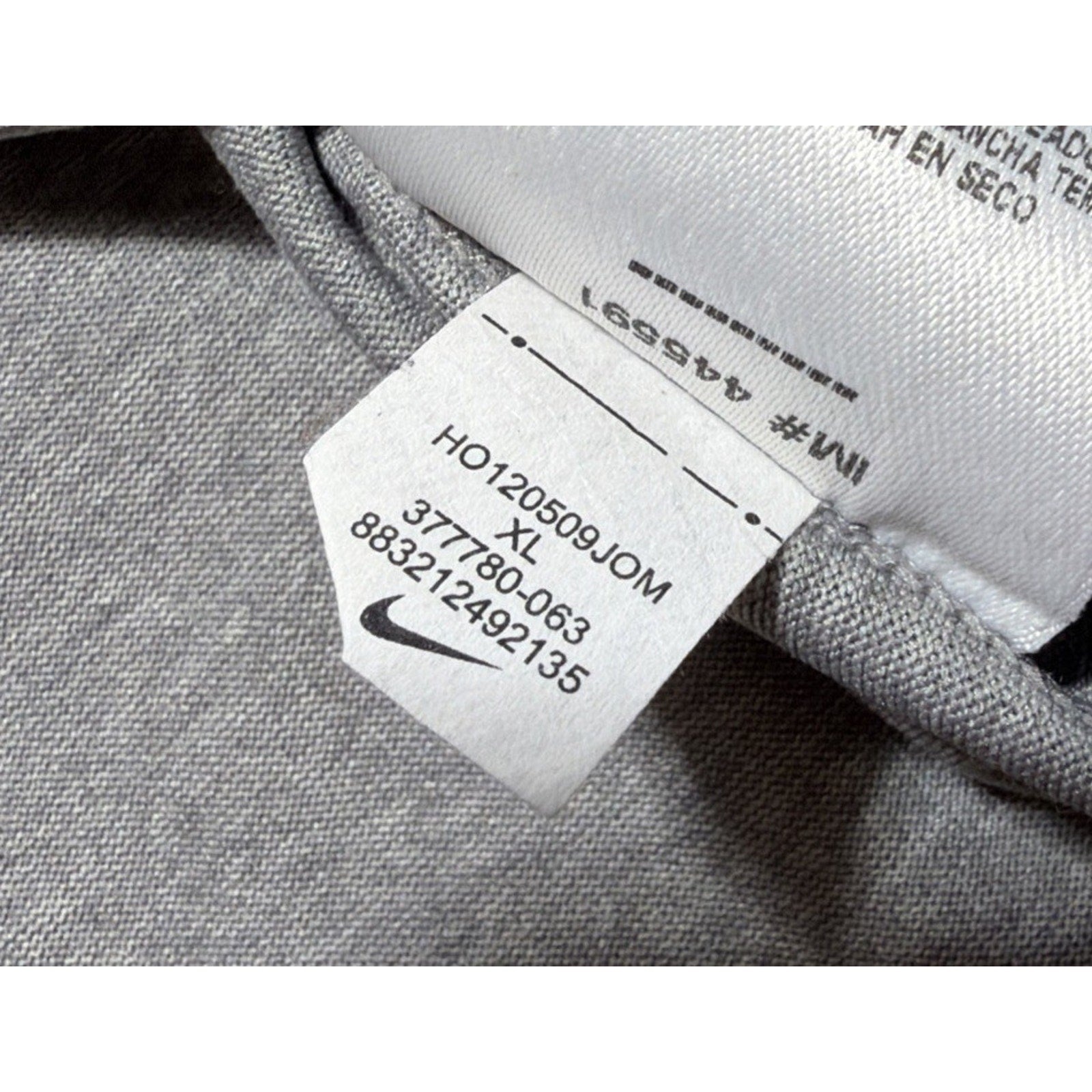 Nike Men's XL Dri-Fit Team Legend L/S Long Sleeve Shirt Heather Gray 377780-063