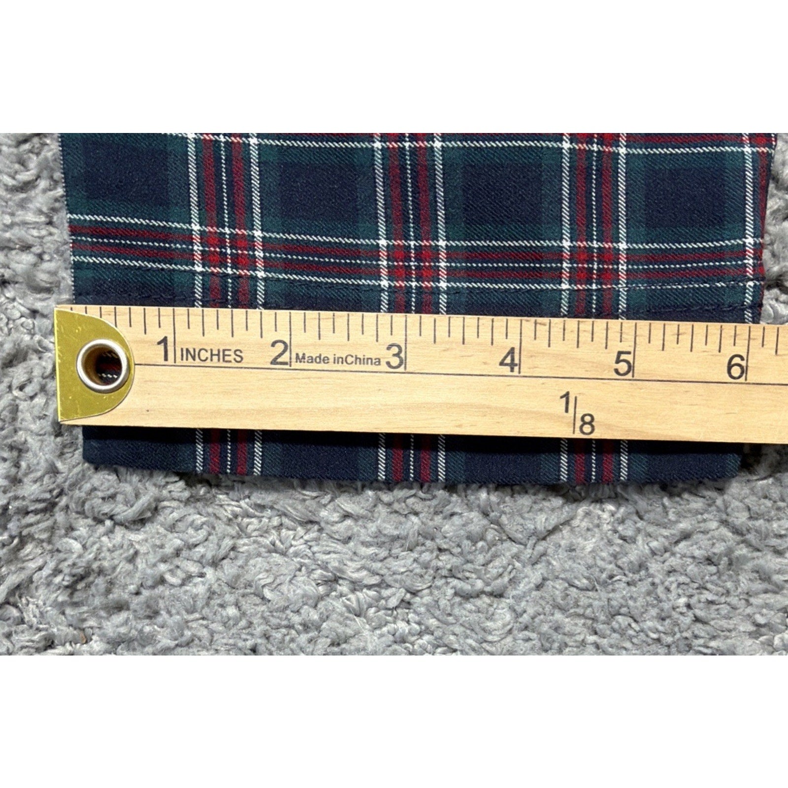 Hollister Womens Navy Blue Plaid Ultra High Rise Pants Size Small 27x27