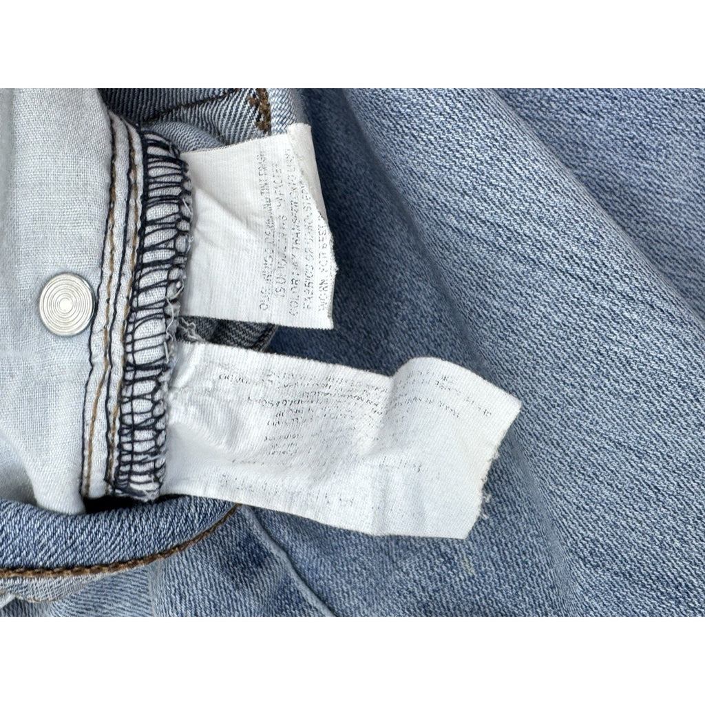 Gloria Vanderbilt Amanda Straight Jeans Women's 12P Blue Cotton Blend High Rise