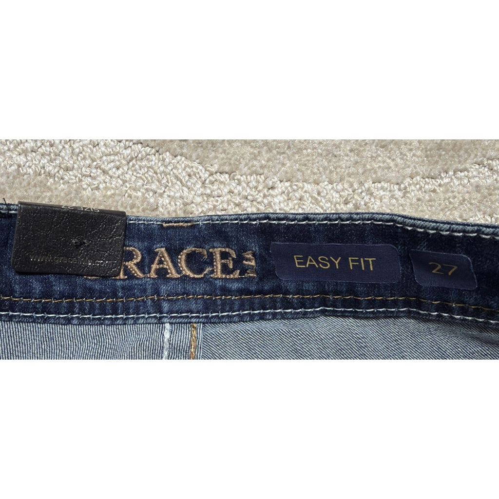 NWT Grace In LA Easy Fit Bootcut Jeans Women’s 27 Steer Skull Bling Western