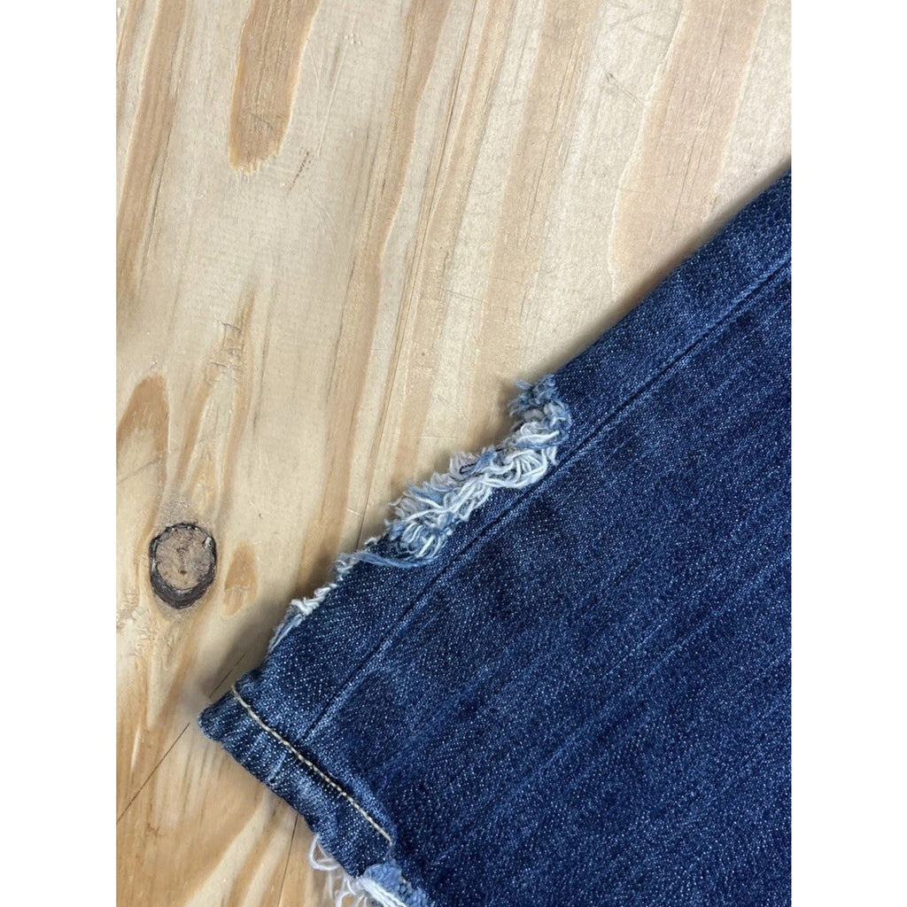 Paige Maternity Women's Jeans Sz 31 Jimmy Jimmy Boot Cut Distressed Stretch
