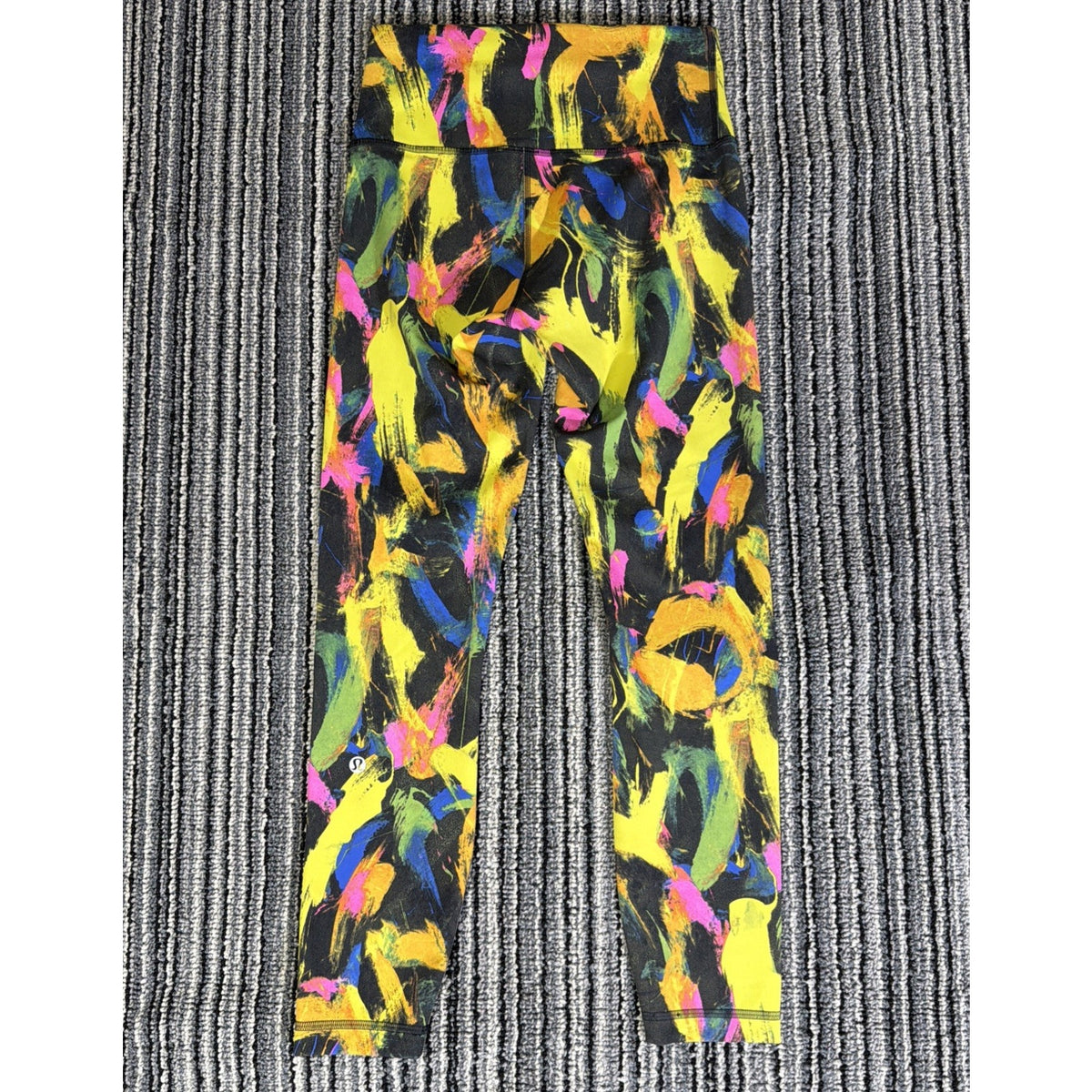 Lululemon Wunder Train HR Tight 25”UNBM Undertone Black Multi Wmns Size 6