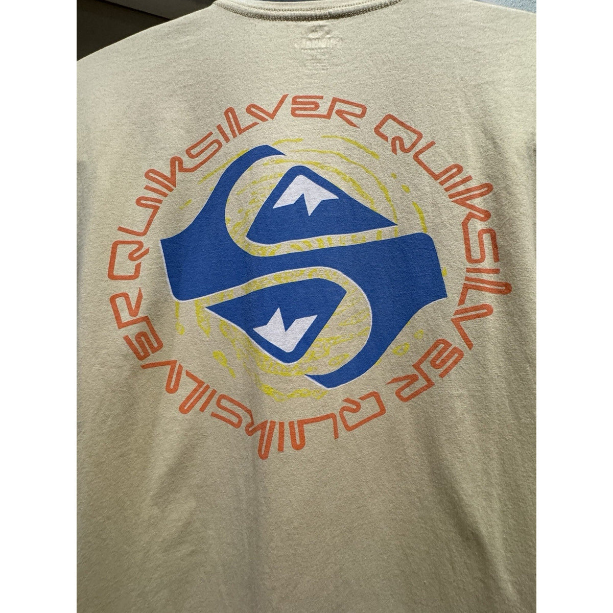 Vintage 90s Quiksilver Performance Single Stitch Graphic Tee T-Shirt Small USA