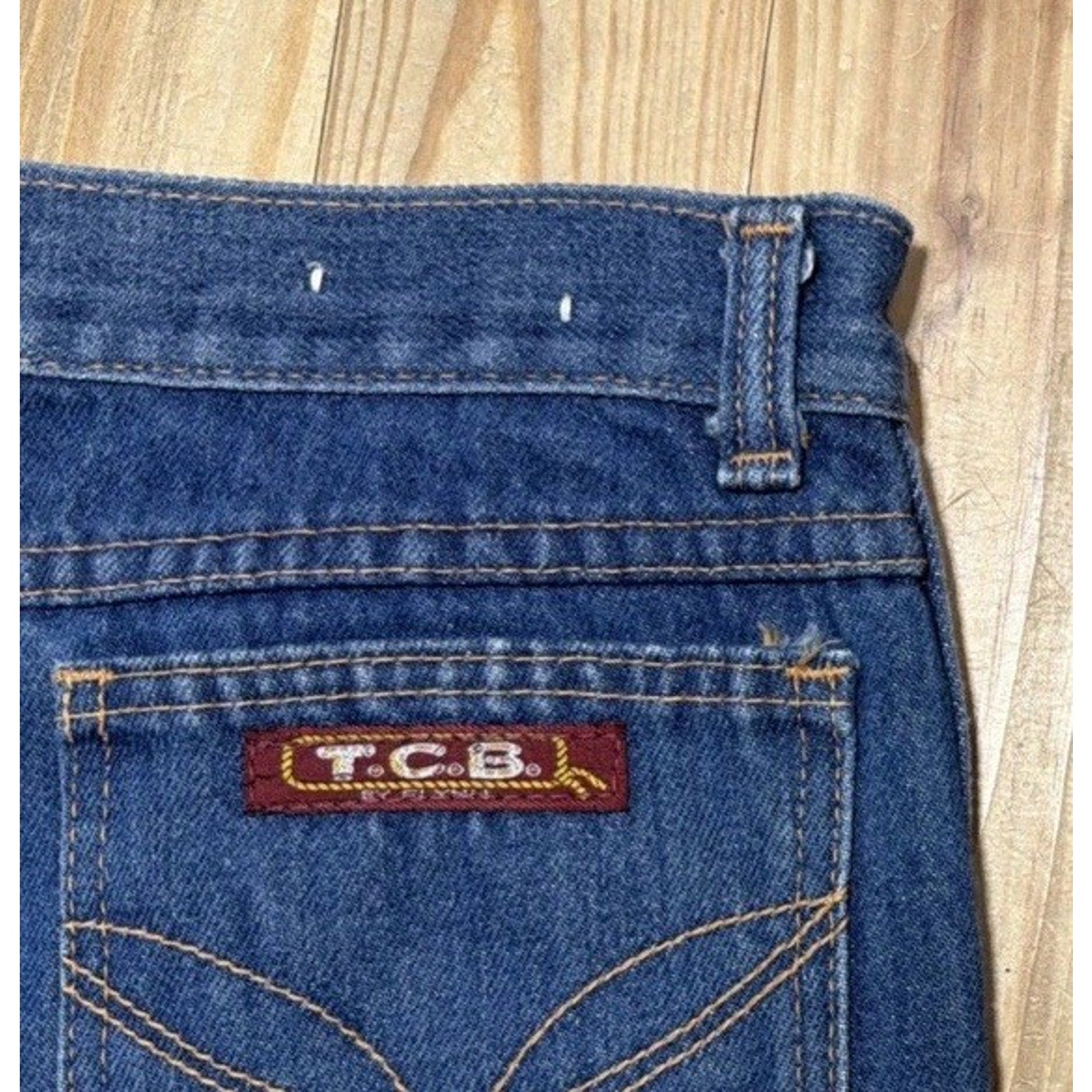 Vintage Denim Jeans Bootcut TCB Western Wear By Elynn Jeans Measure 31x29
