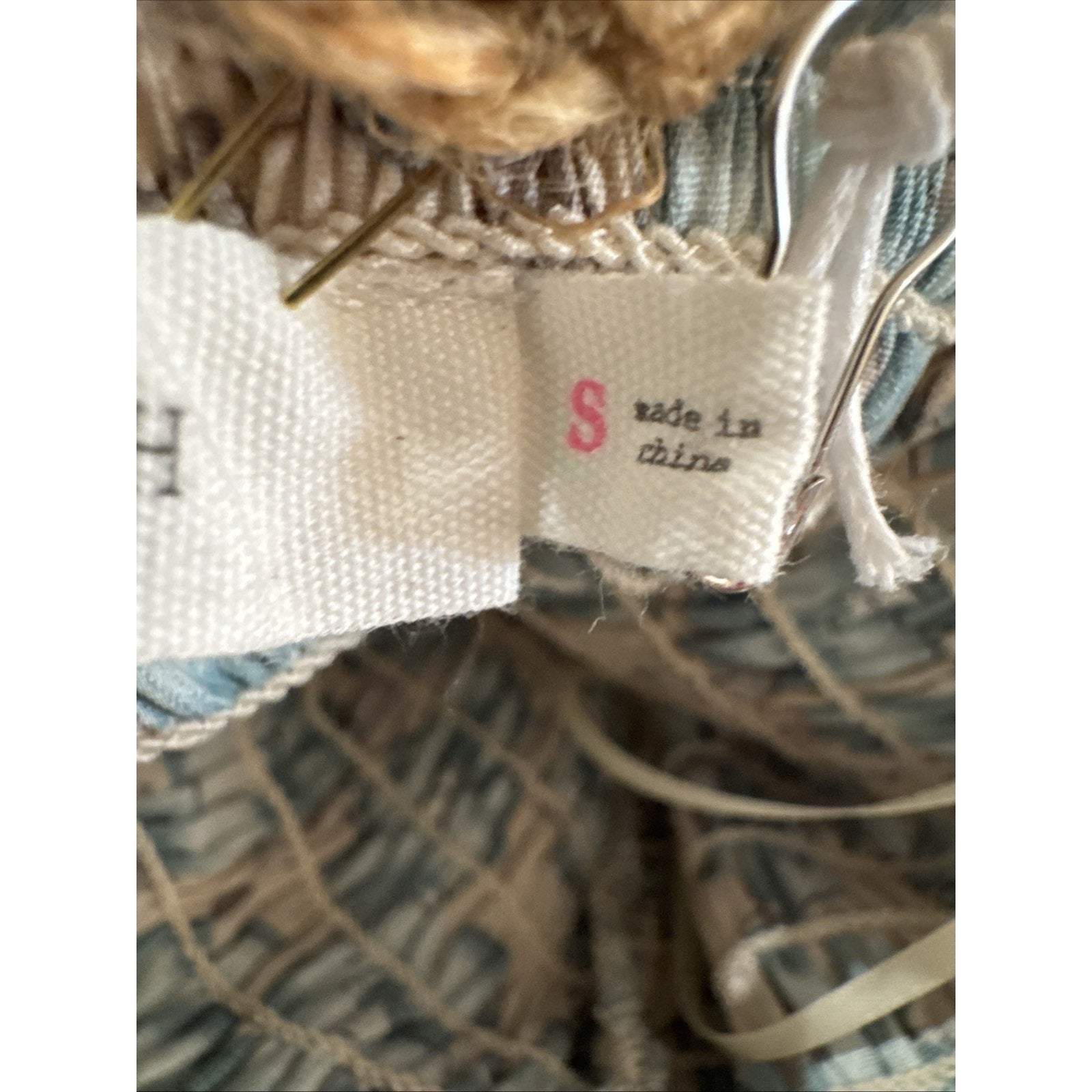 NWT Lush Short Dress Cut Out Long Sleeve Size Medium Mauve Pink Print tie Back