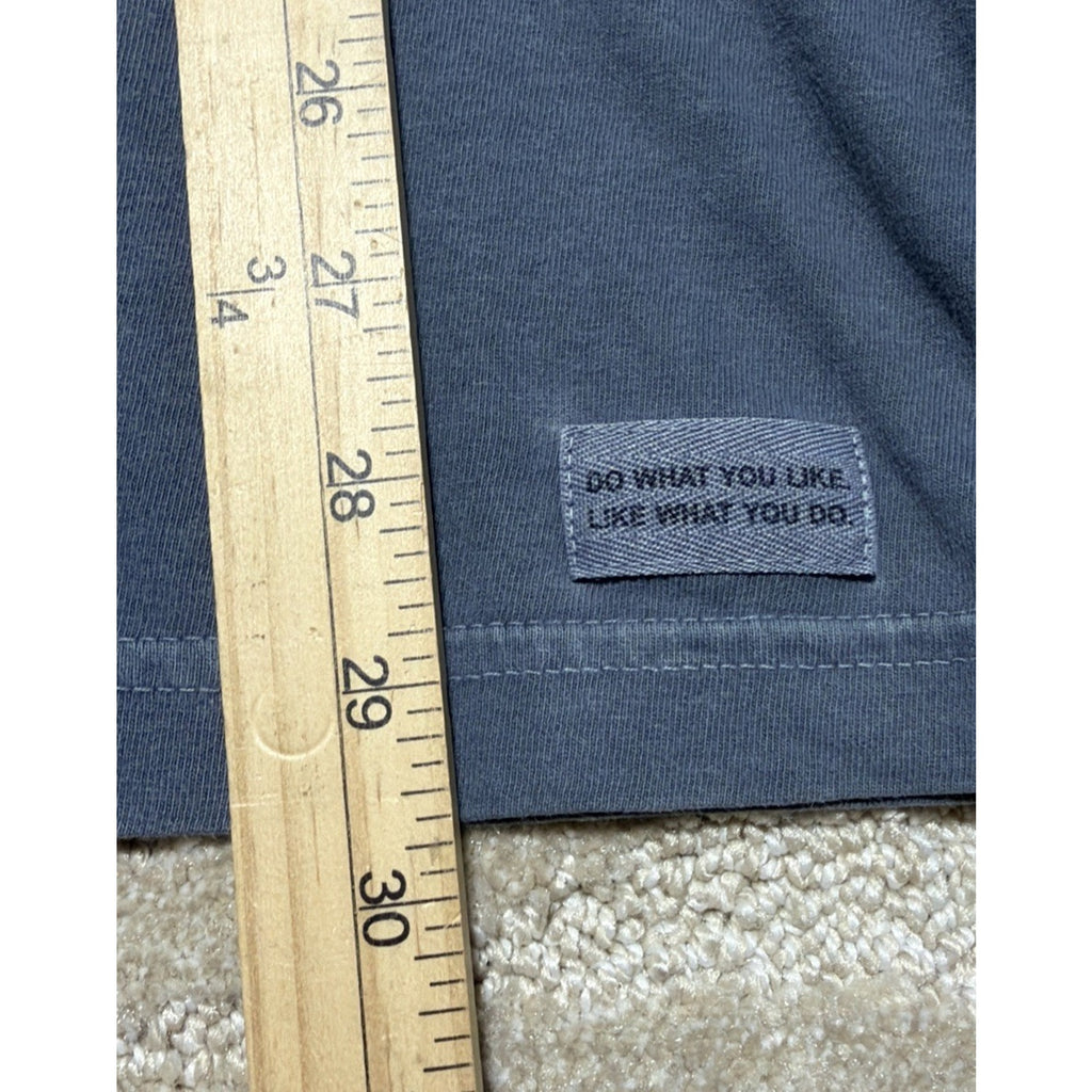 Life Is Good Mens Gray Jeep Short Sleeve Crusher Tee Shirt Mens XL