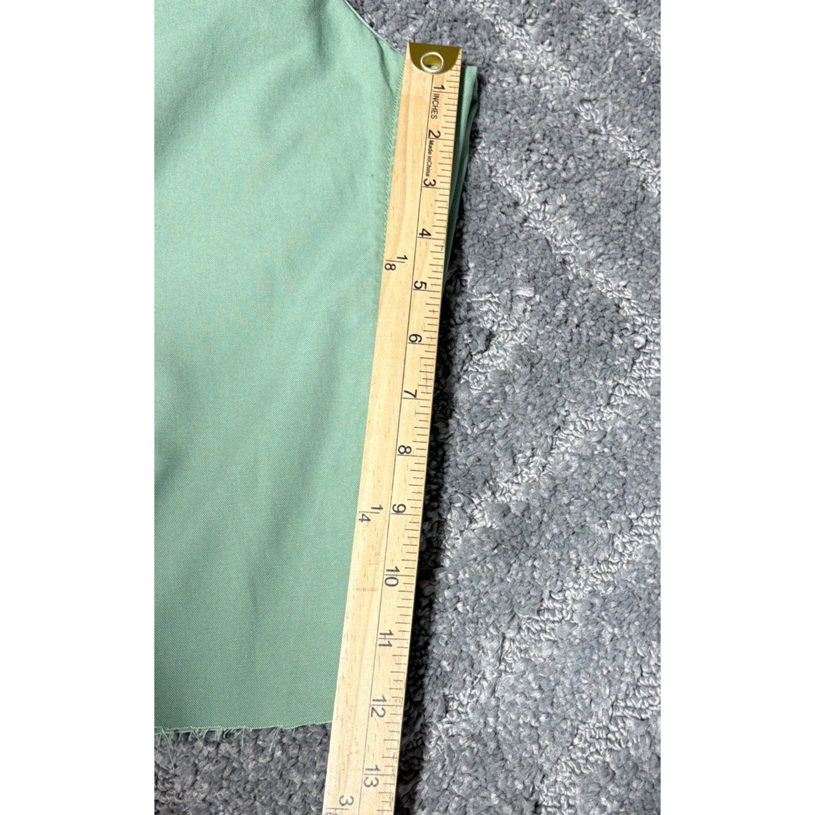 Cremieux Classic Stretch Cut Off Shorts Green Size 38 Preppy Casual