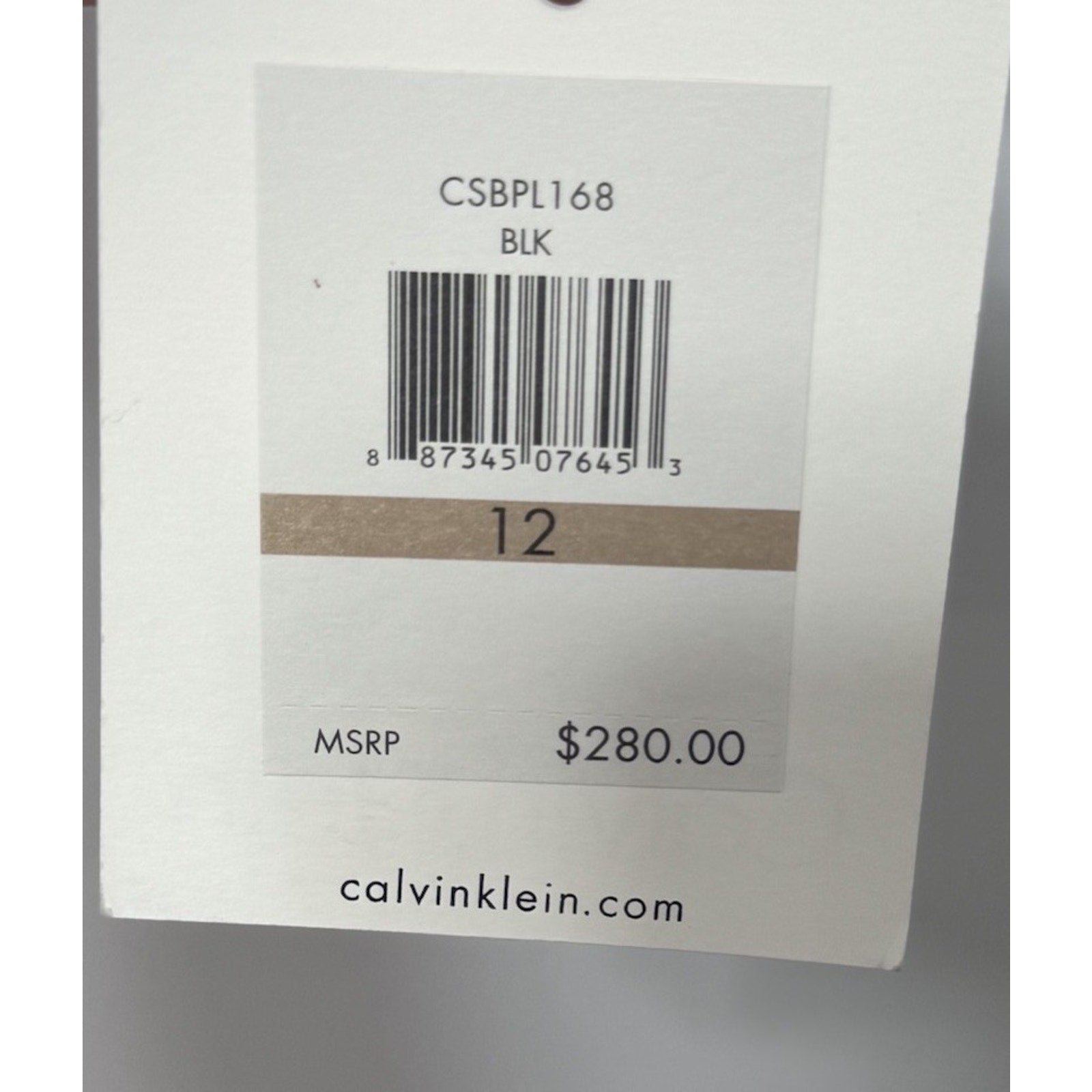 Calvin Klein 2 Button Blazer Jacket Black Cinched Waist Work Career Sz 8 Med