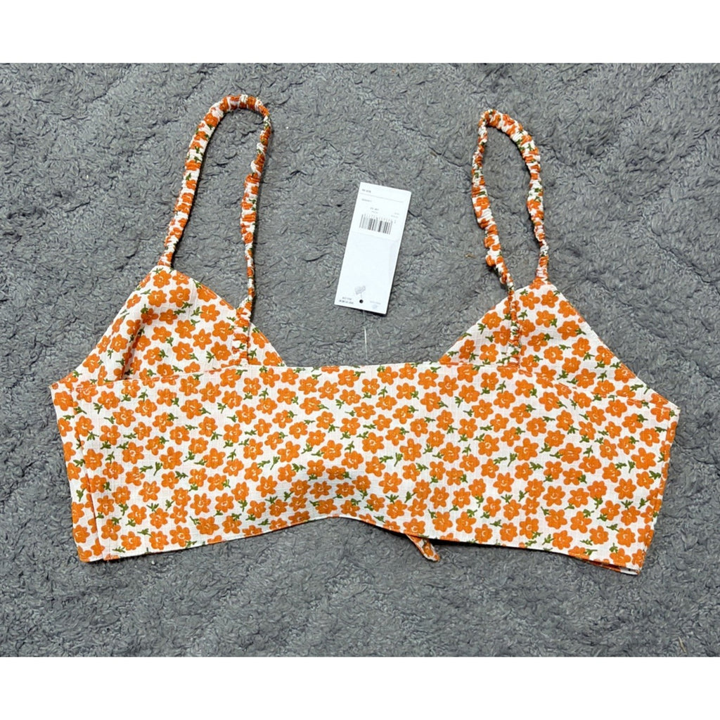 ASOS Cropped Floral Print Tank Size 8 NWT