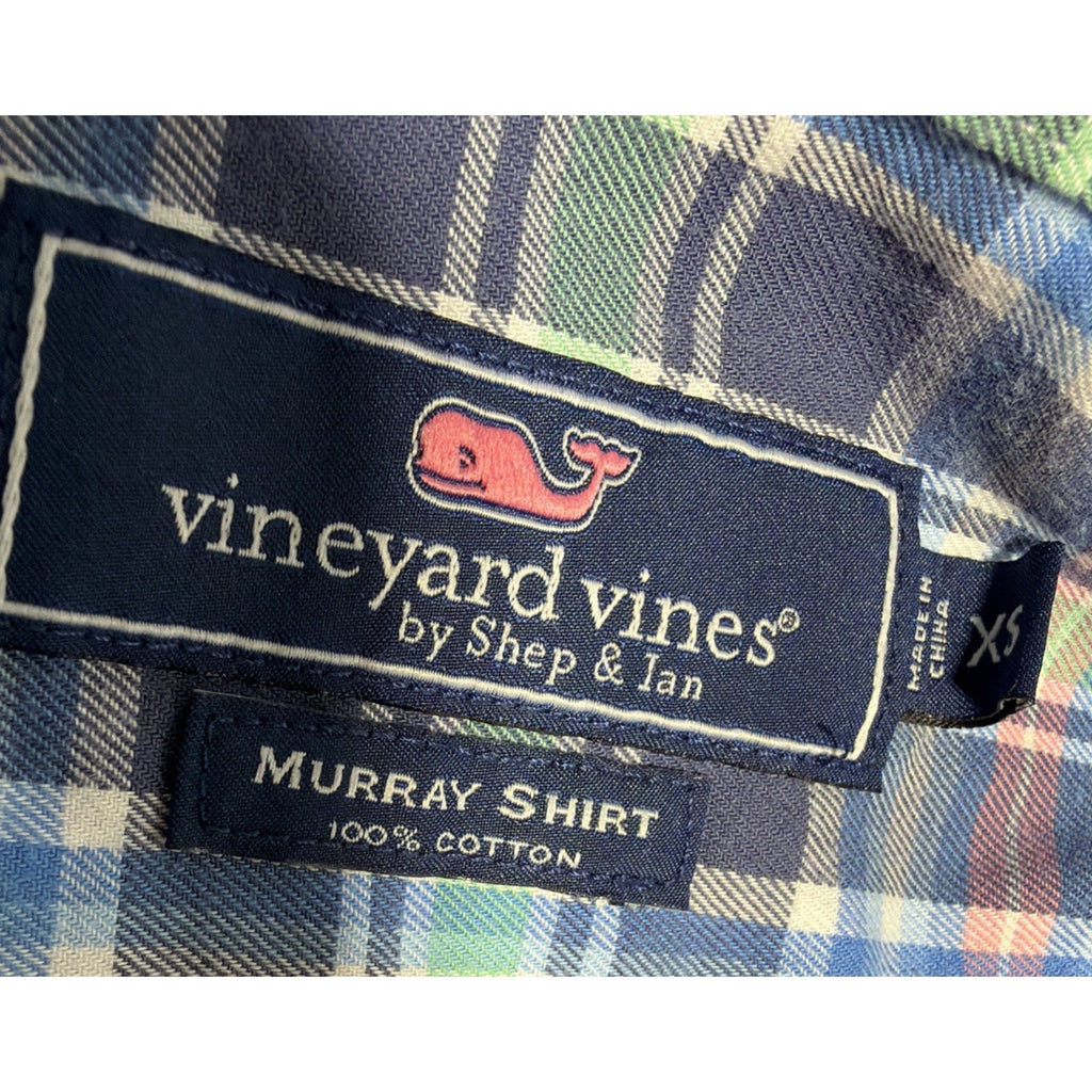 Vineyard Vines Men's Soft Lightweight Flannel Shirt Sz XS Murray Button Down