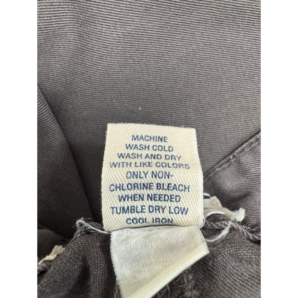 OLD NAVY LOW RISE Brown Canvas Capri Women’s SIZE 10