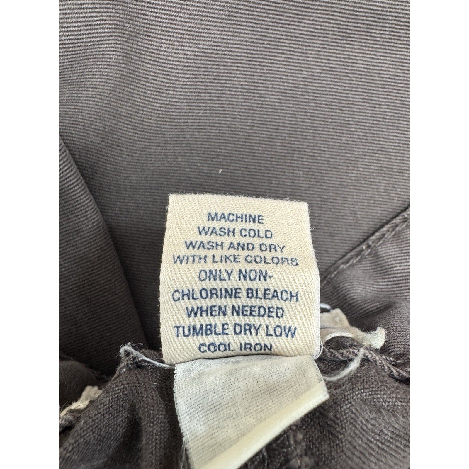 OLD NAVY LOW RISE Brown Canvas Capri Women’s SIZE 10