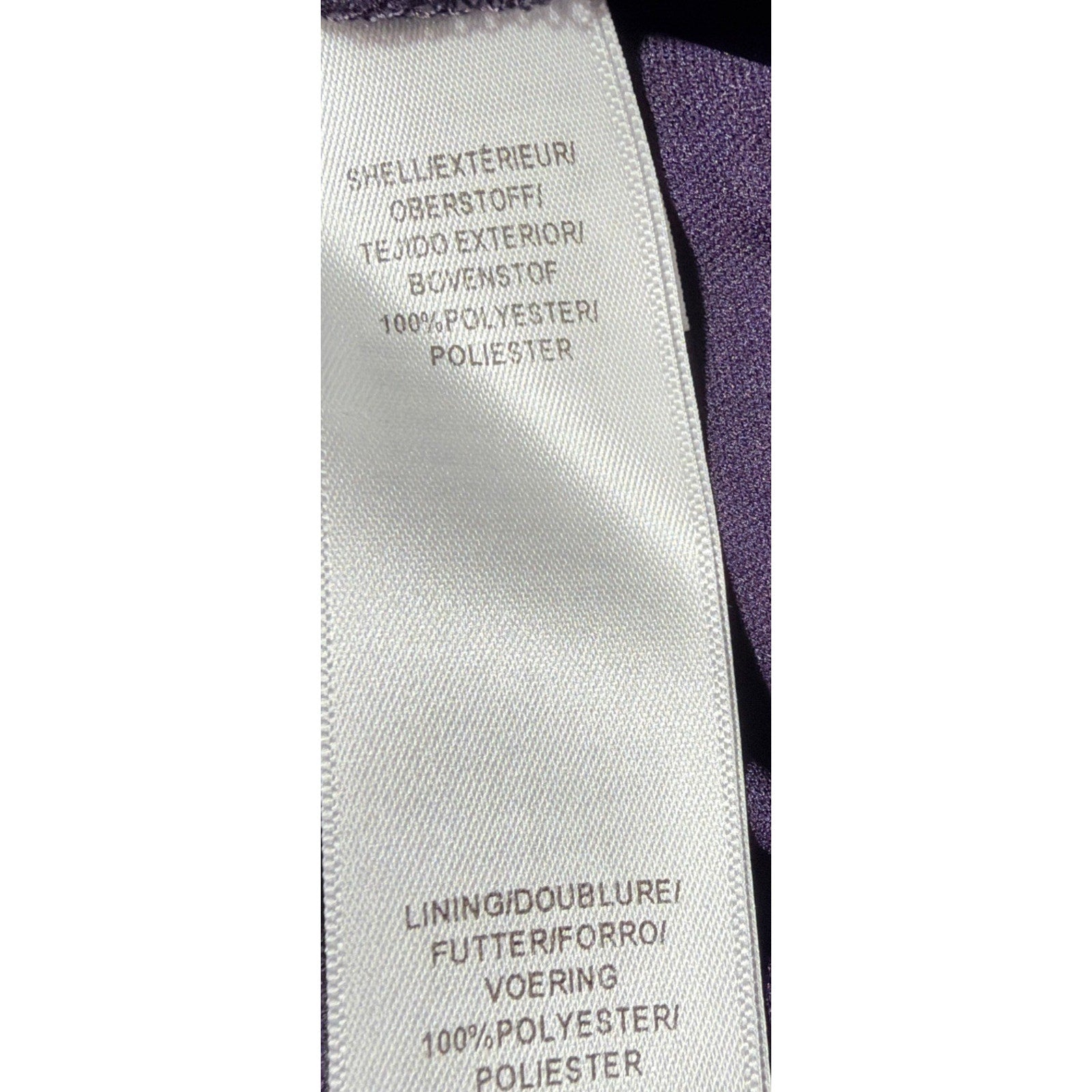 New Adrianna Papell Purple Ruched Lined Maxi Dress Plus Size 20W Evening Wear