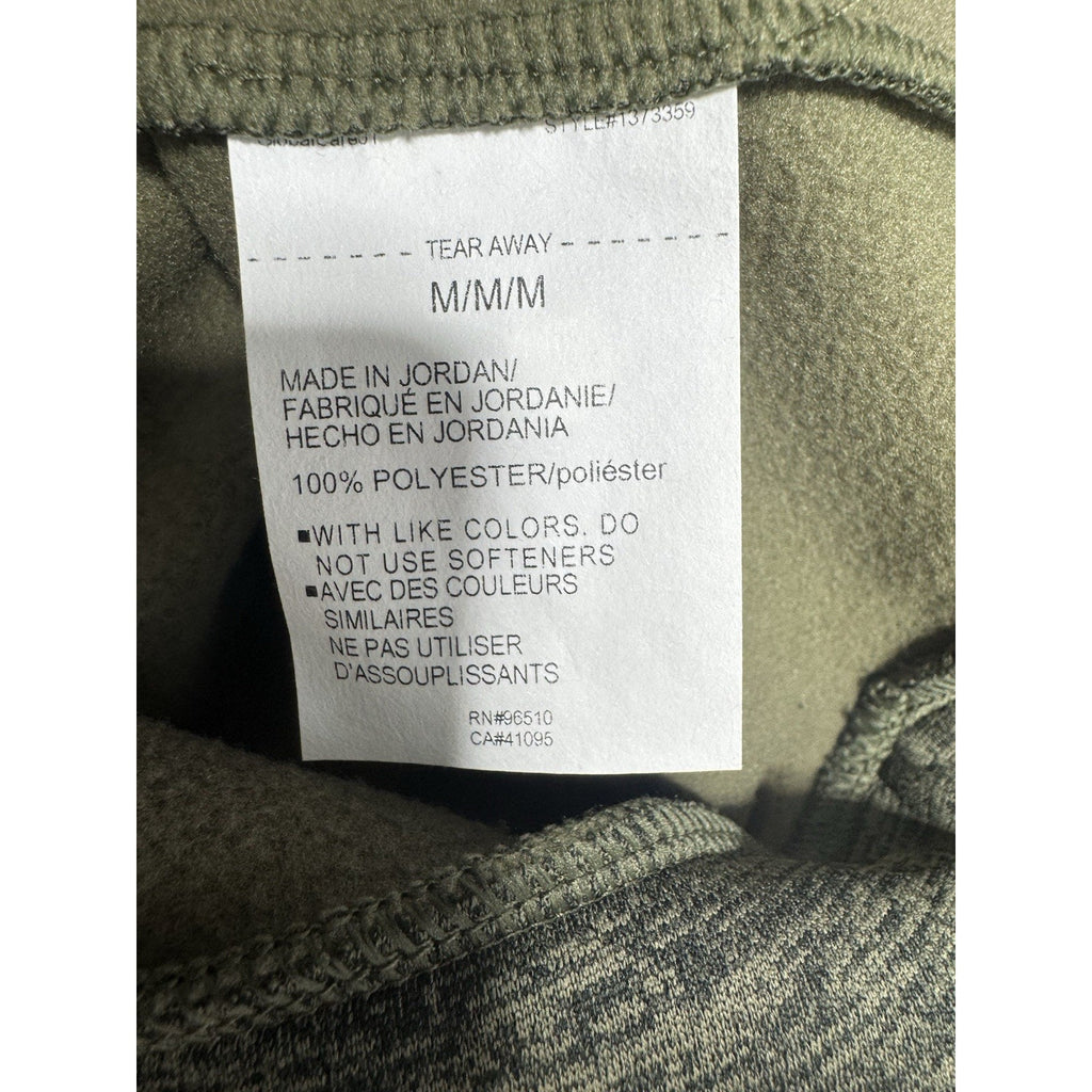 Under Armour Mens M Armour Fleece Twist 1/4 Zip Pullover Green Loose NWT