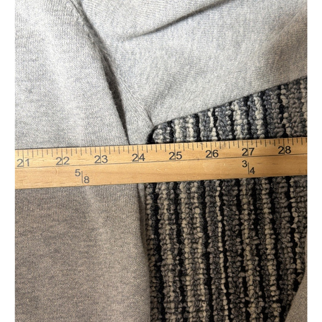 Akademiks AKDMKS Sweater Mens 2XL Gray Henley Embroidered Crest Y2K Hip Hop