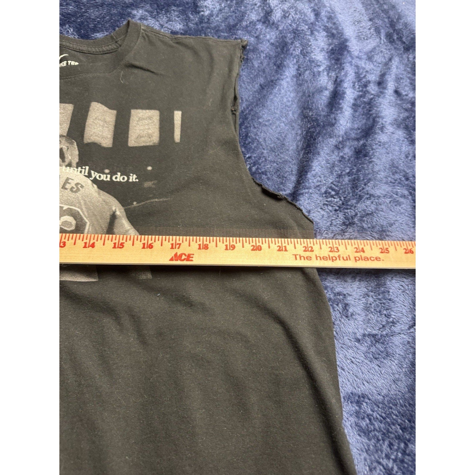 Nike Lebron James “It’s Only A Dream Until You Do It” Black Cut Off Sleeves XL