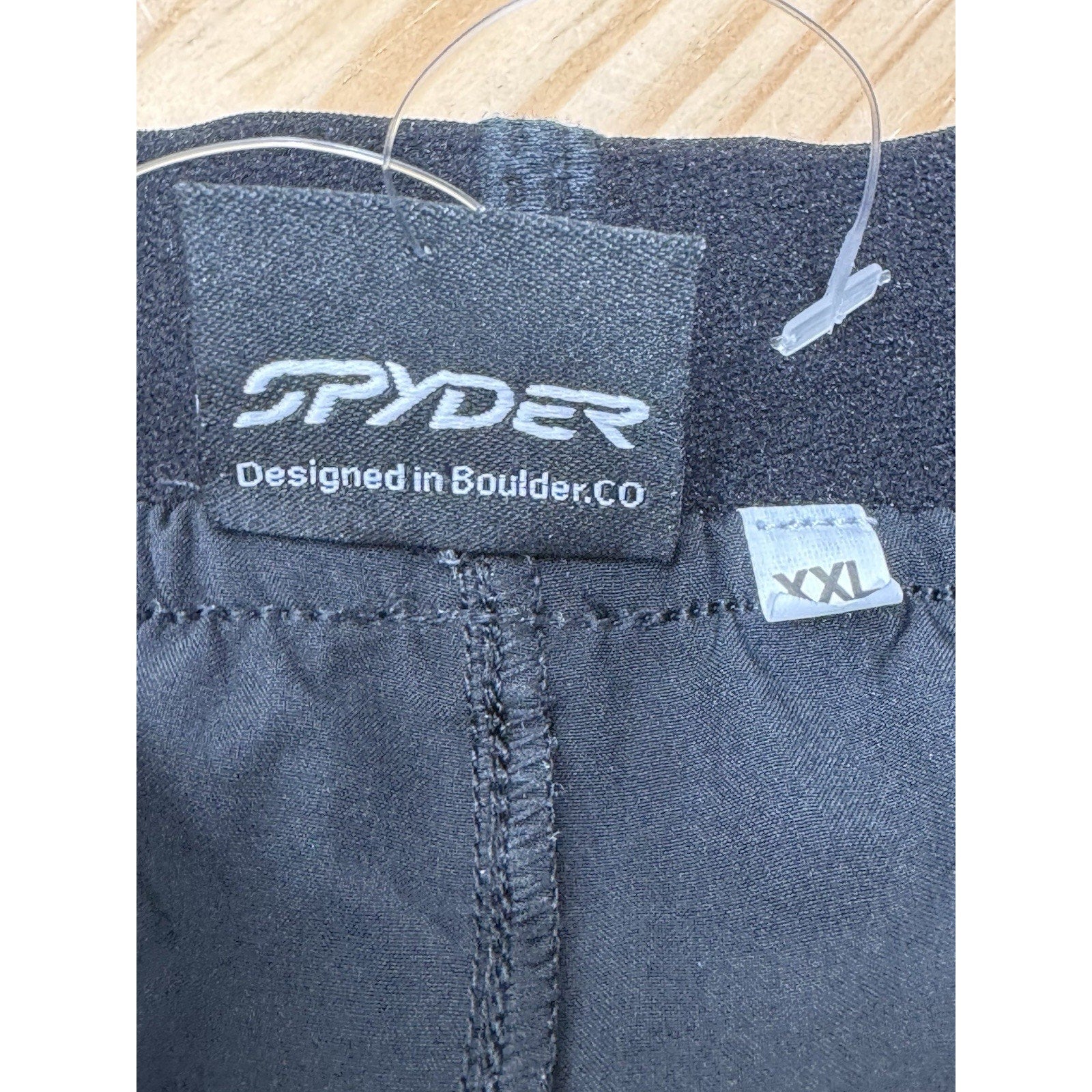 Spyder Active Men’s Black Shorts Stretch Logo Size XXL NWOT