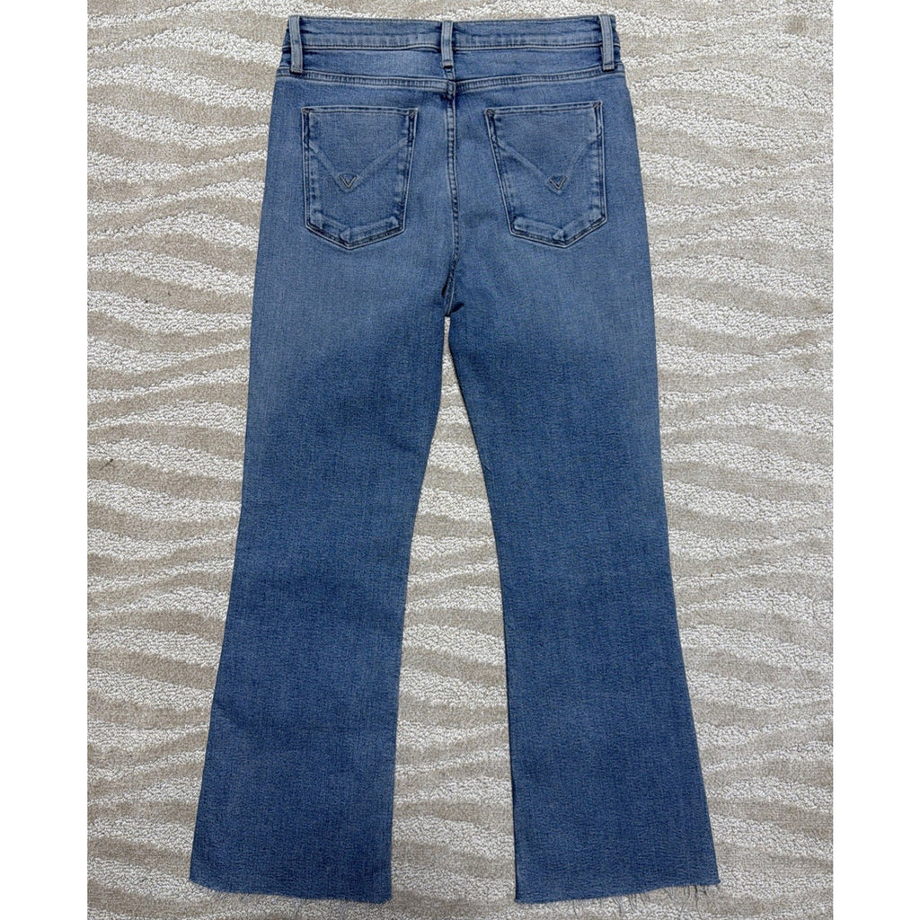 New ! Hudson Barbara High Waist Flare Bootcut Cropped Jeans Size 28