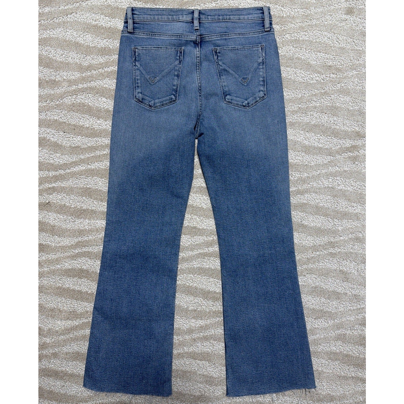 New ! Hudson Barbara High Waist Flare Bootcut Cropped Jeans Size 28
